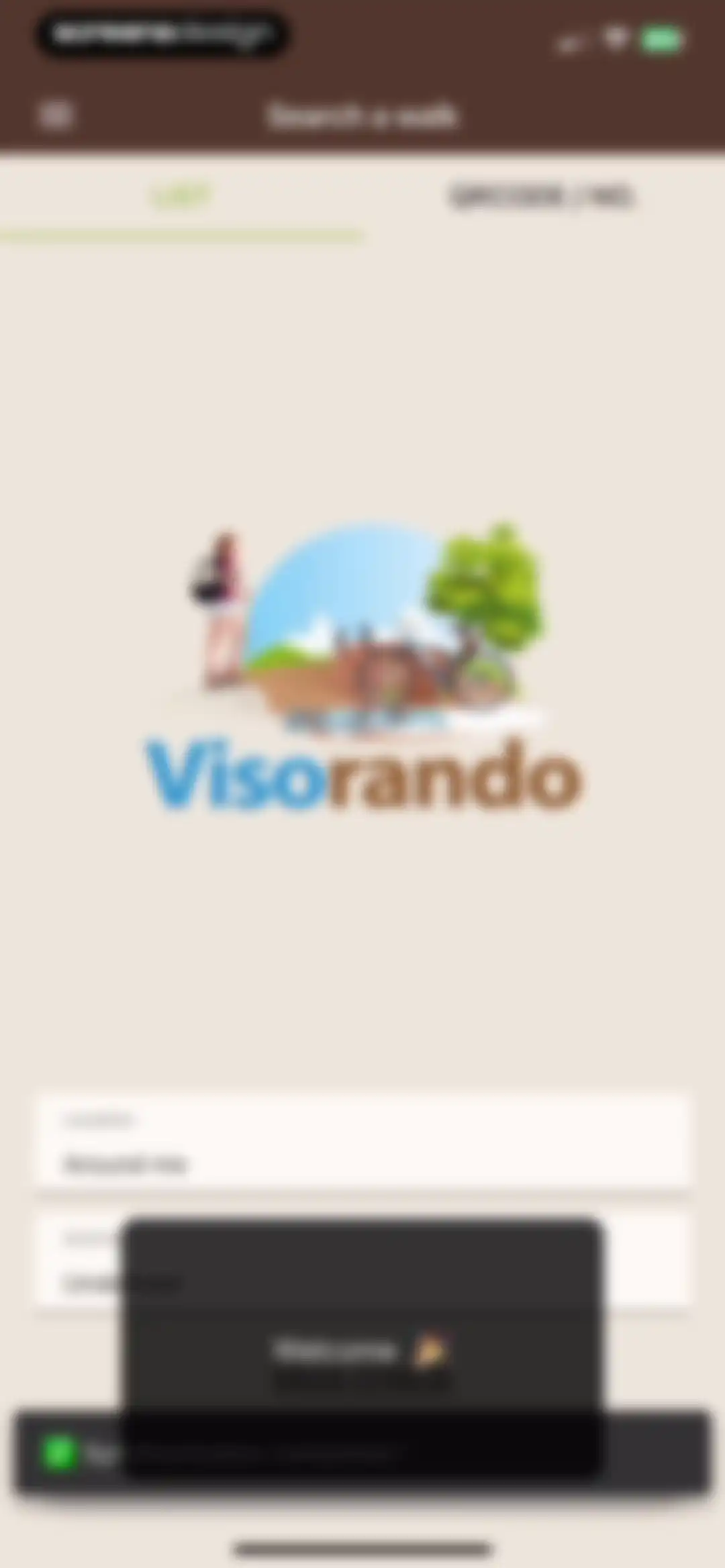 Visorando Walking Routes screen 6
