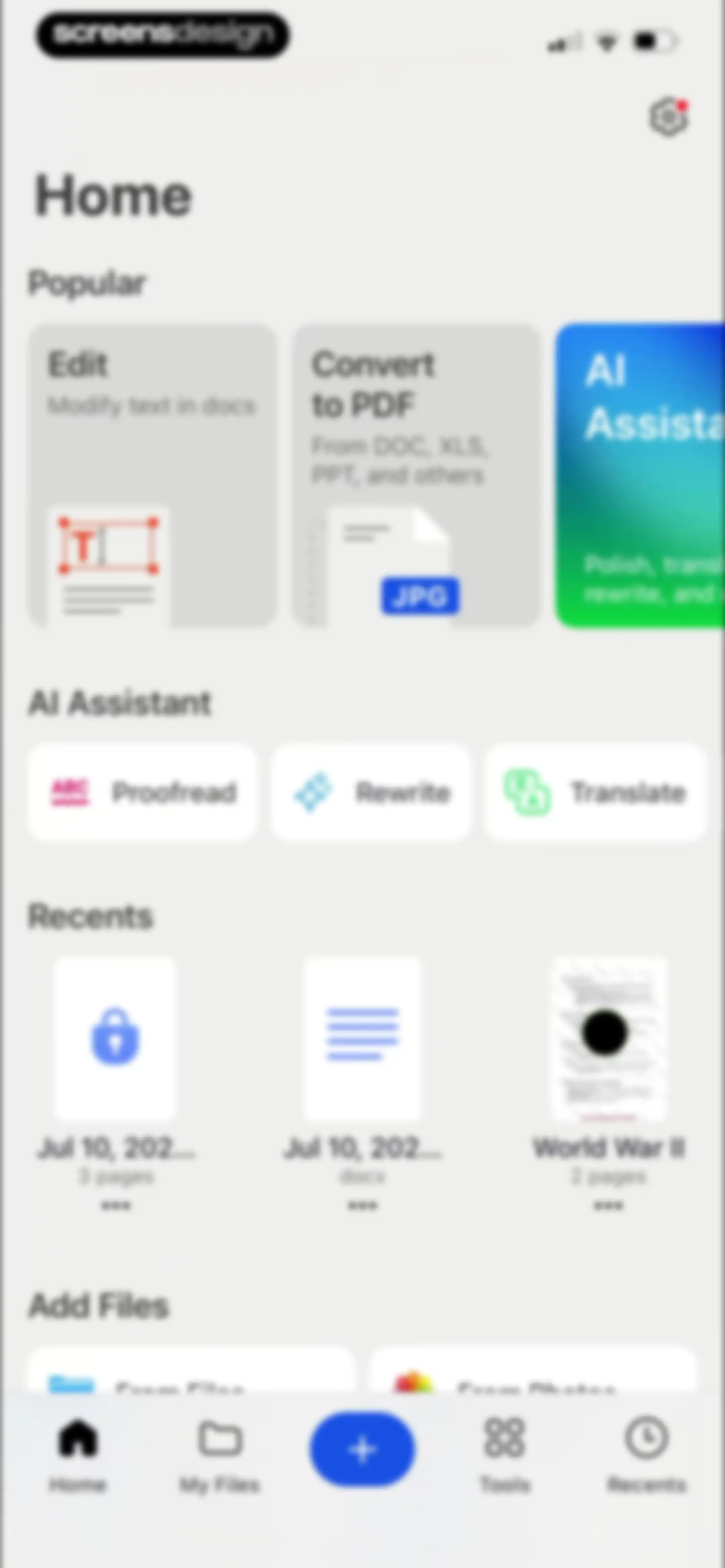 Forma: PDF Document Editor screen 93
