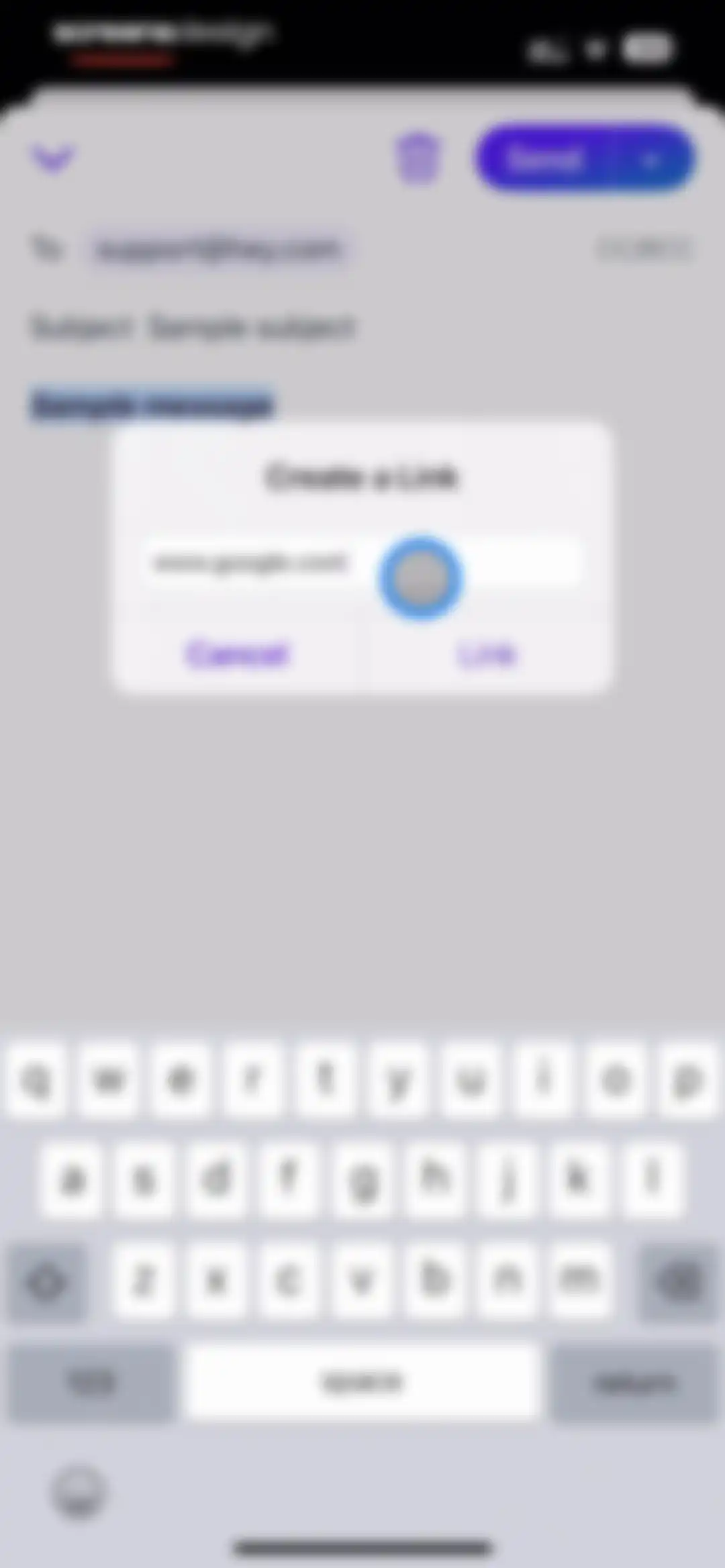HEY Email screen 35