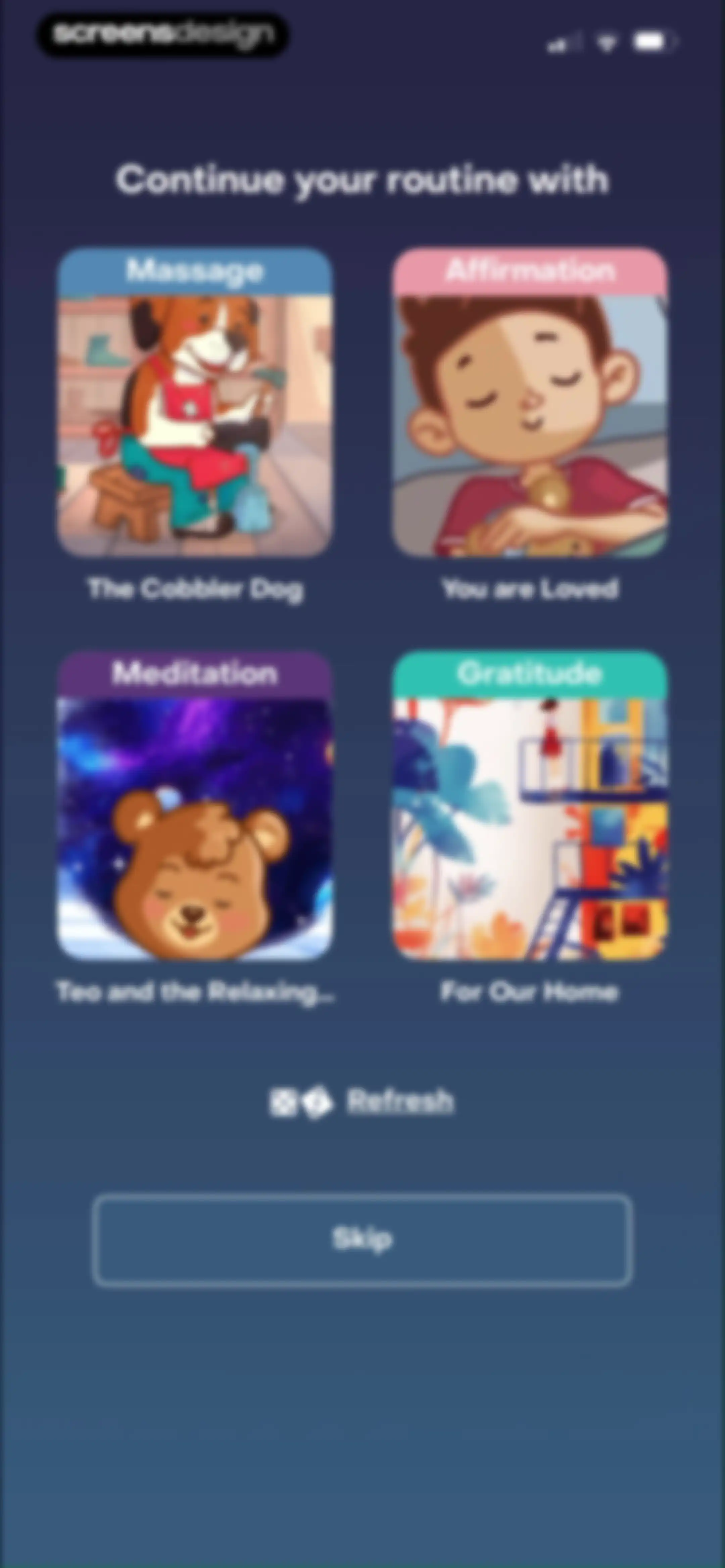 Storybook: Sleep & Meditation screen 126