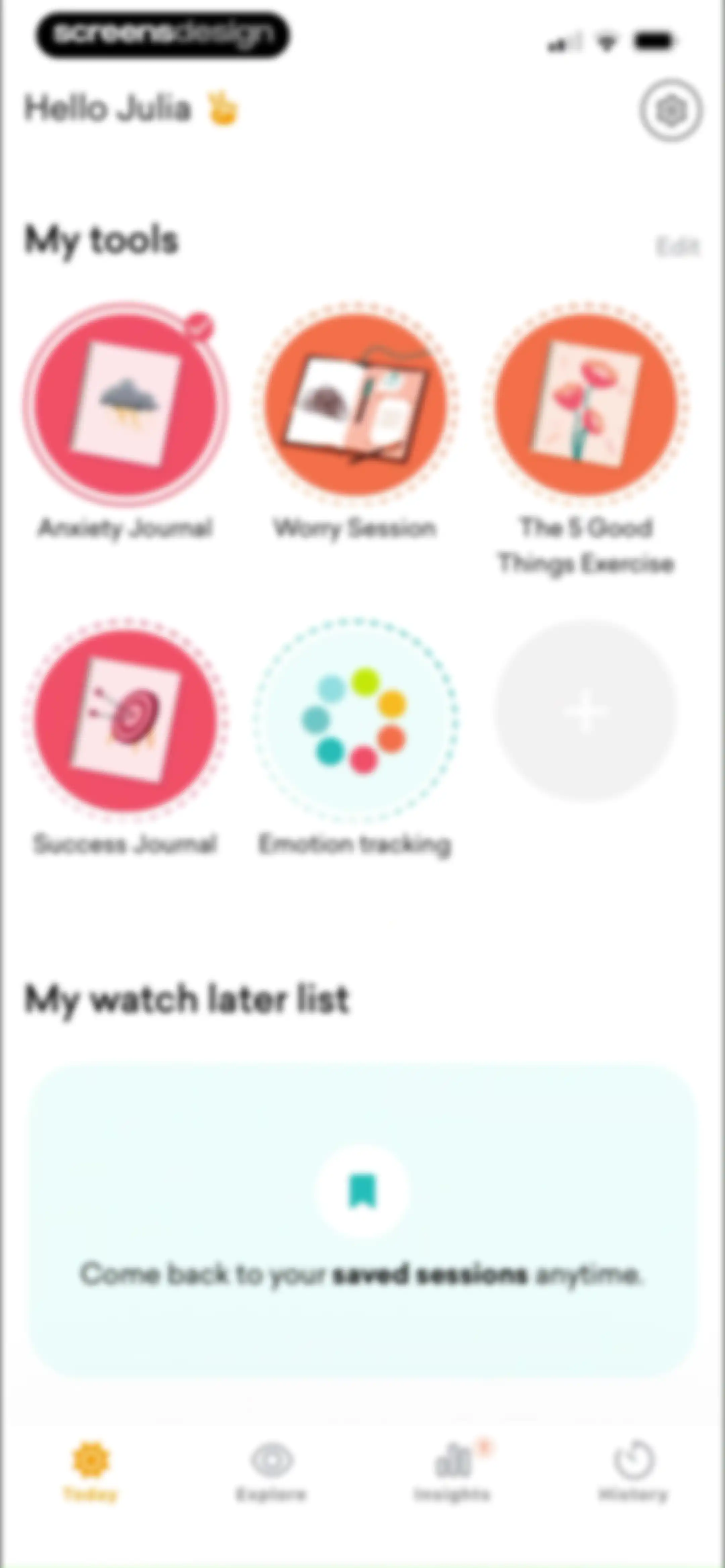 MindDay: Mental Health, Stress screen 87