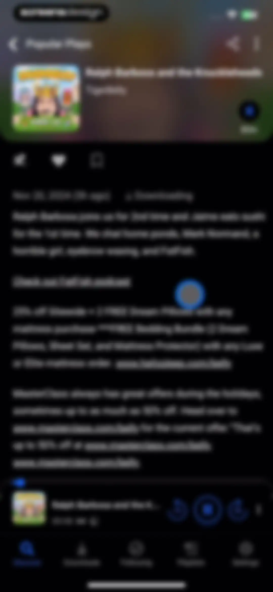 Breaker—The social podcast app screen 38