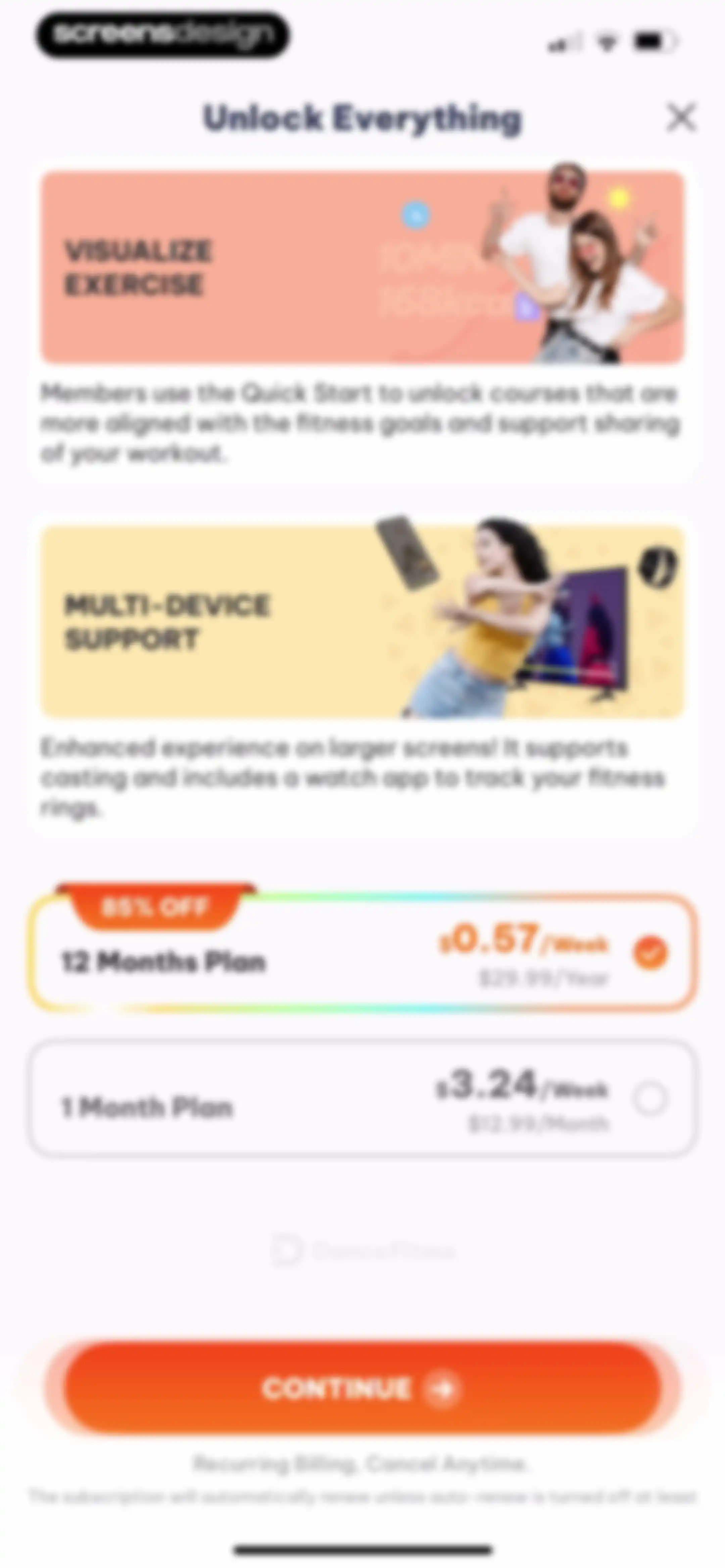 Dancefitme: Fun weight loss screen 50