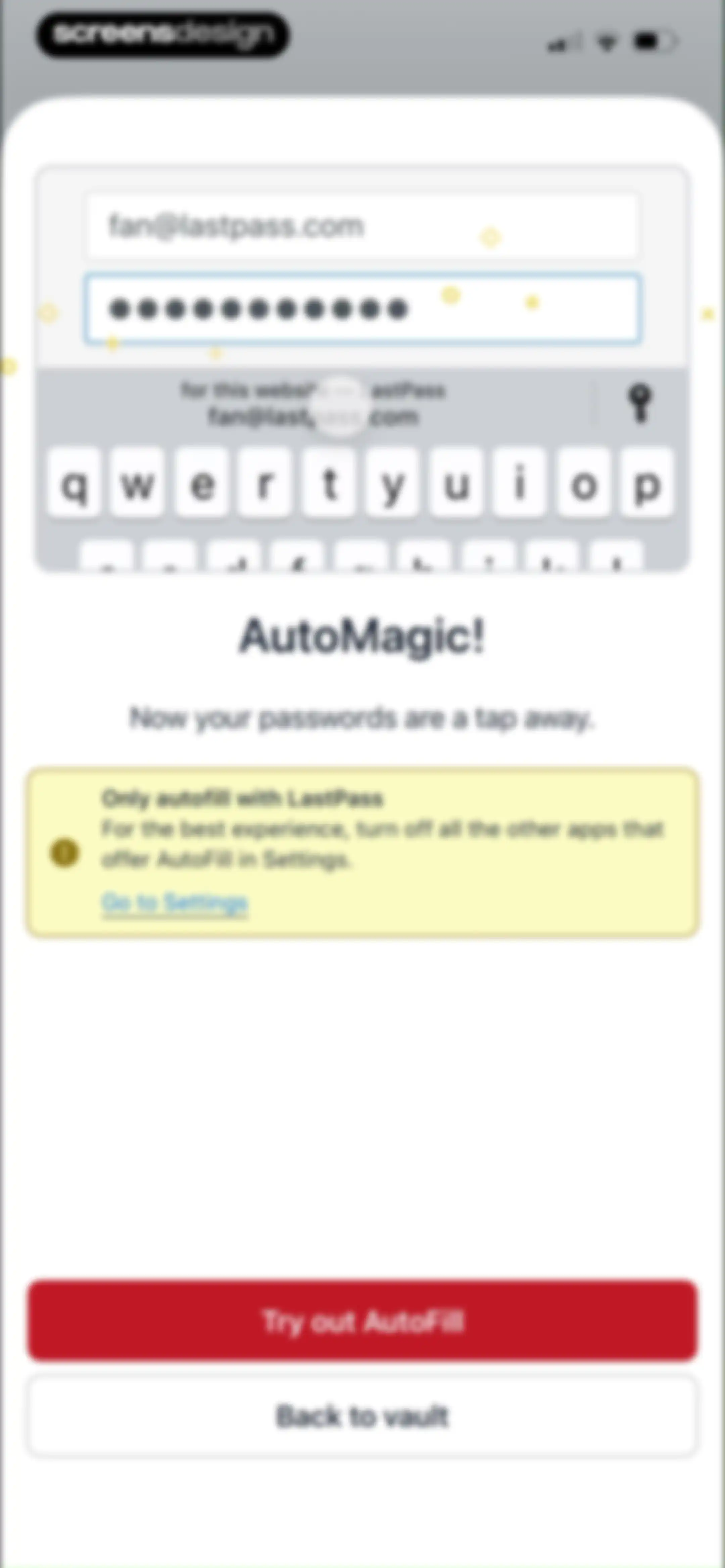 LastPass Password Manager screen 17