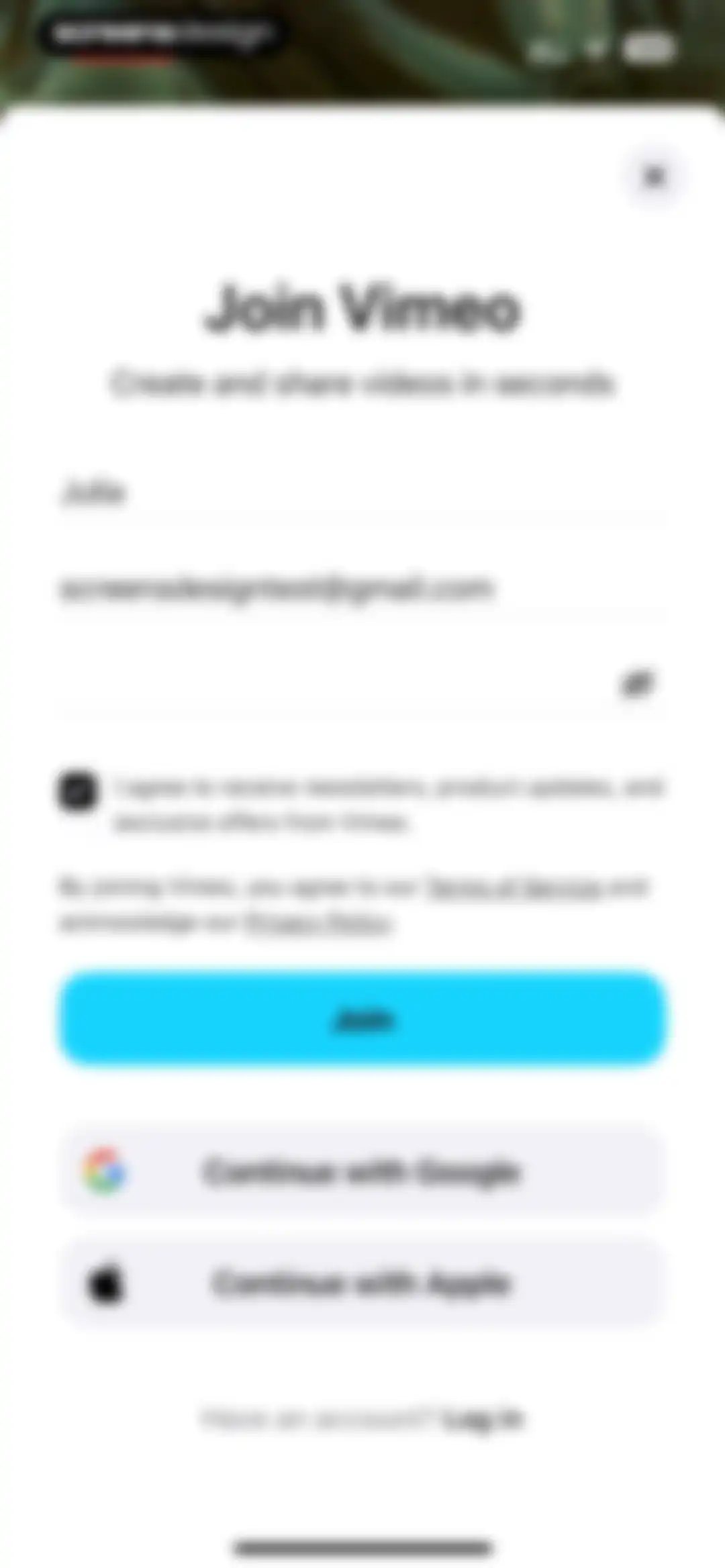 Vimeo screen 6
