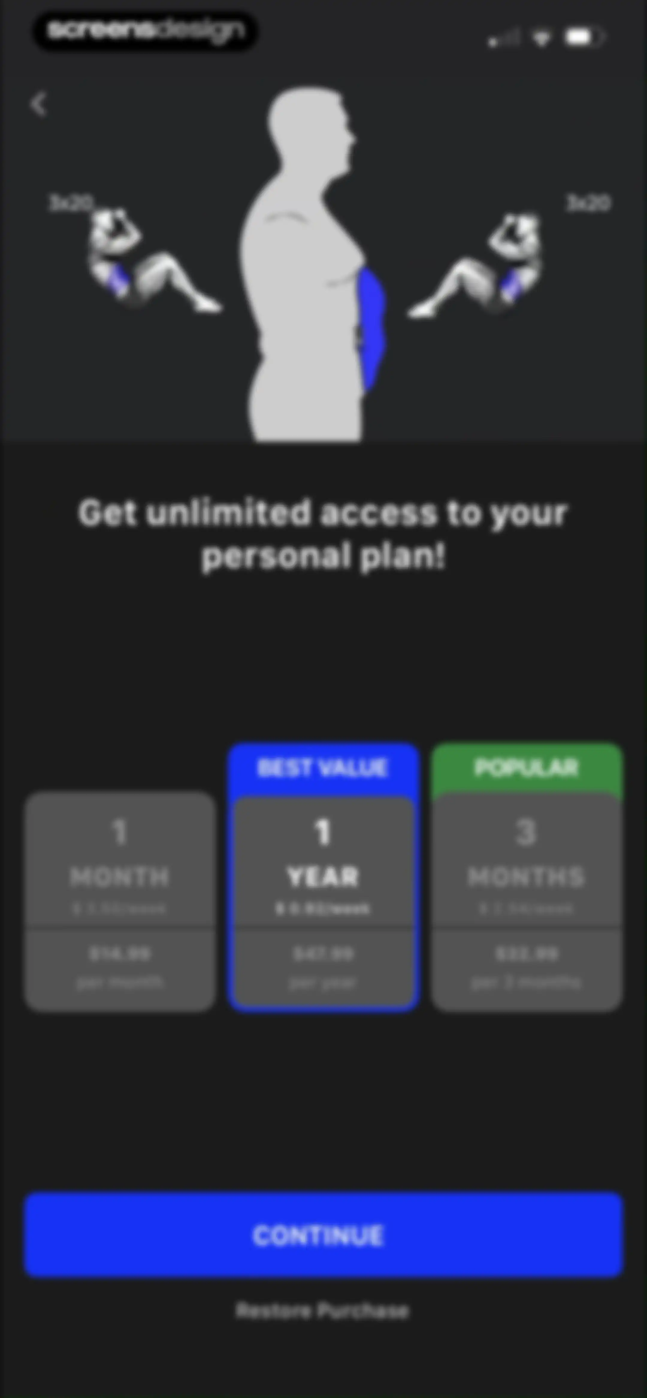 Muscle Booster Workout Tracker screen 40