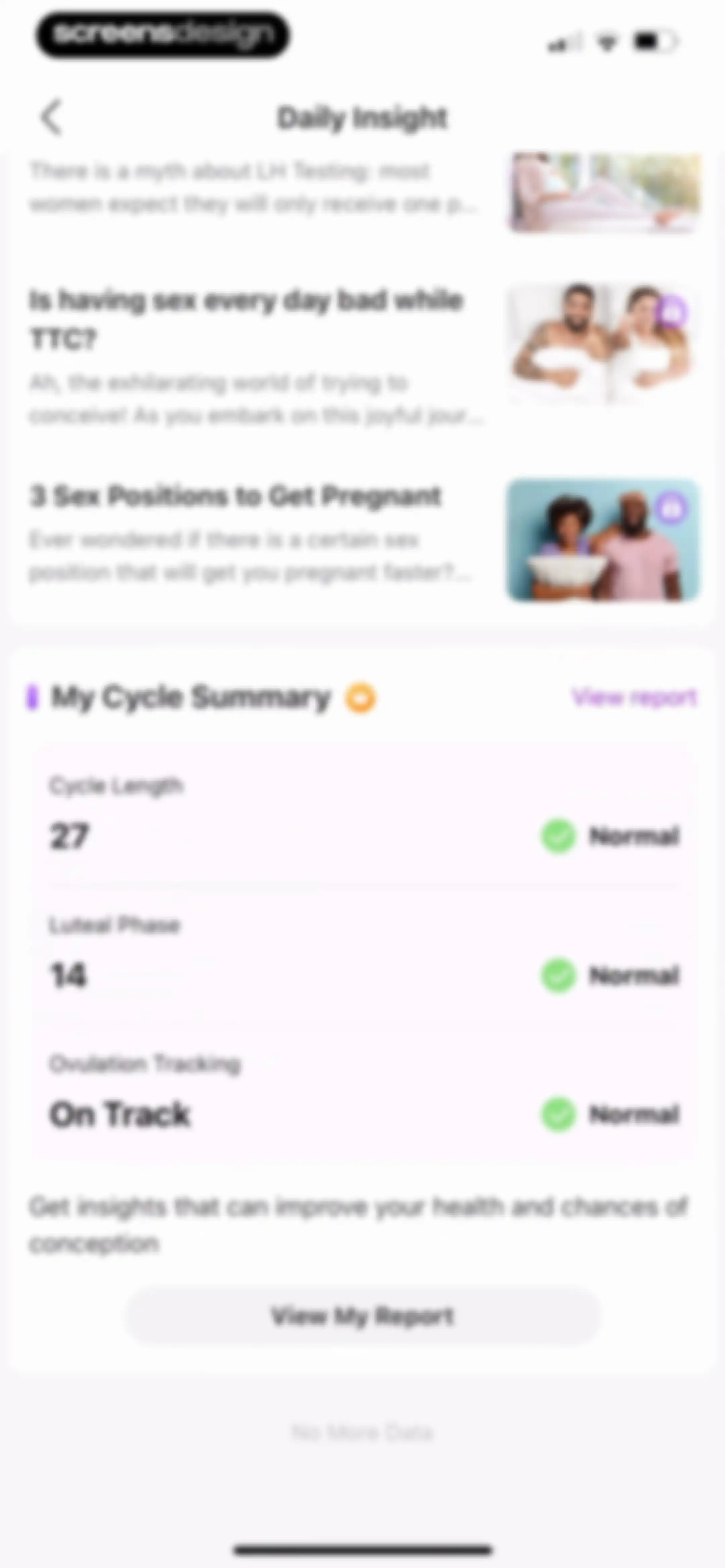 Premom-Ovulation Tracker, PCOS screen 108