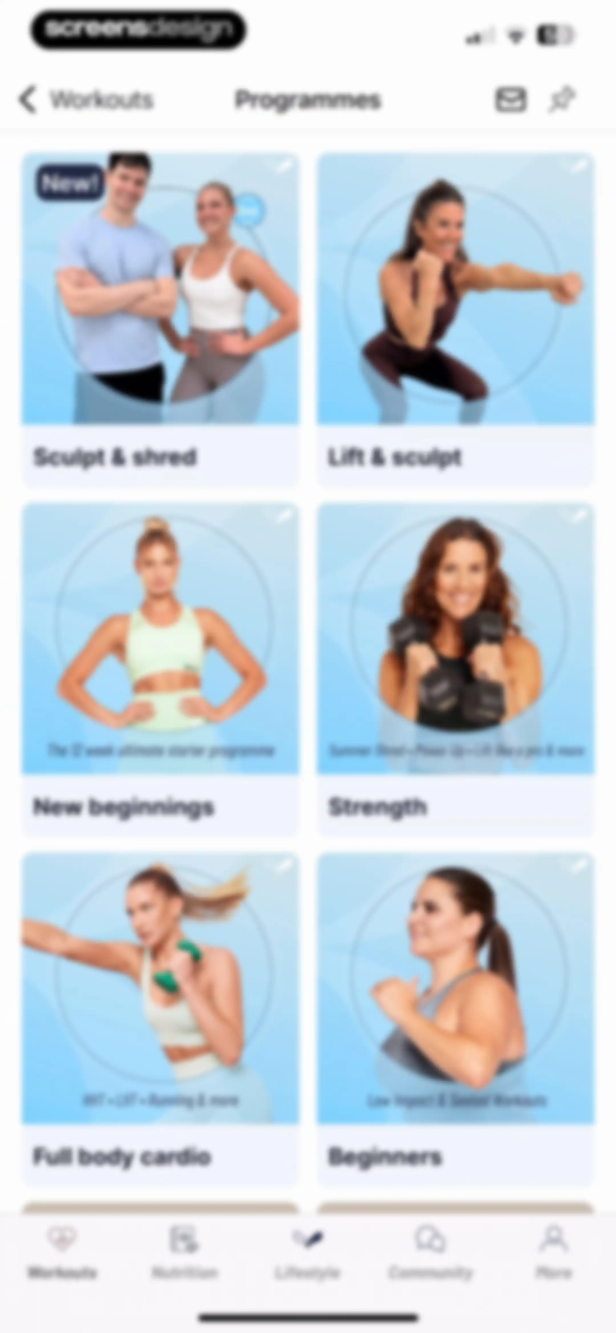 Results Wellness Lifestyle screen 56