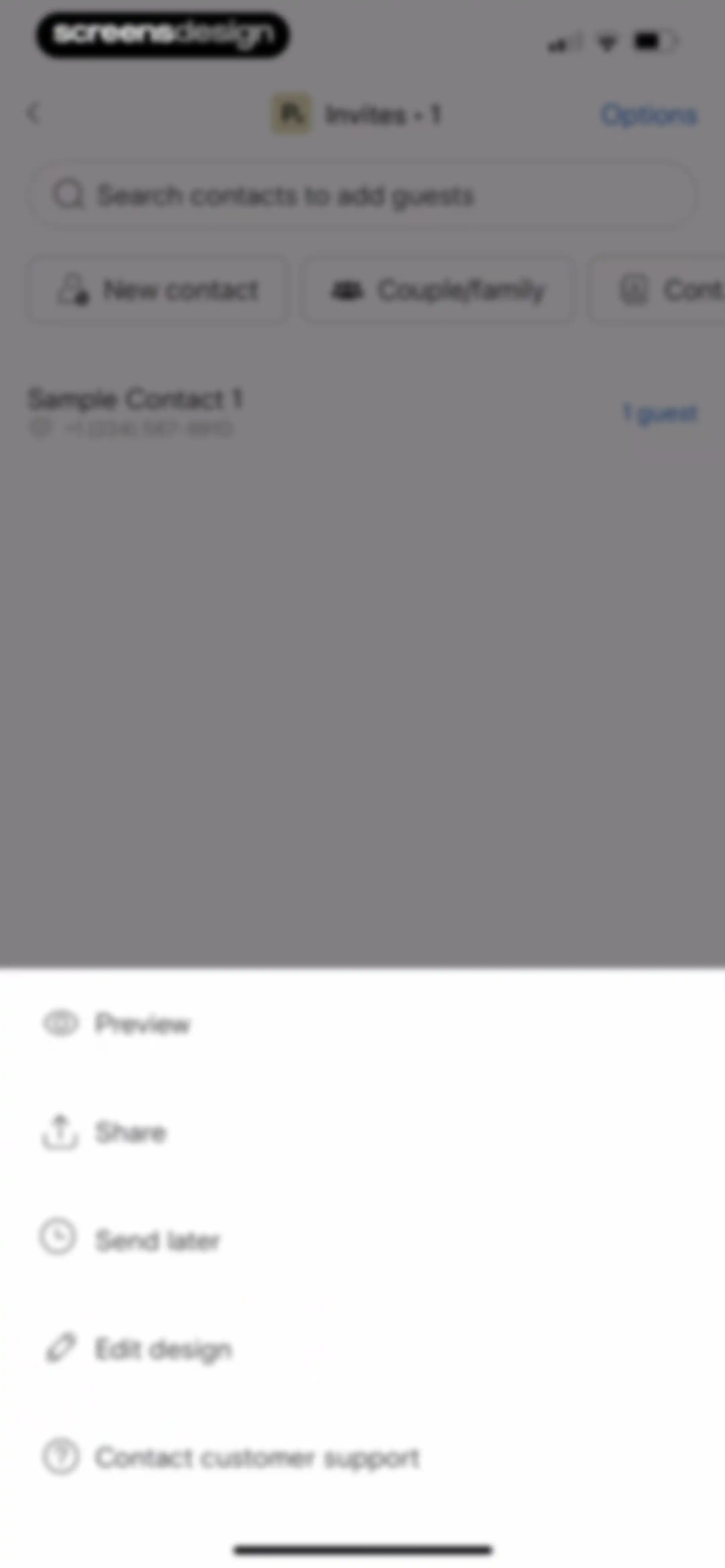Paperless Post: Invitations screen 82