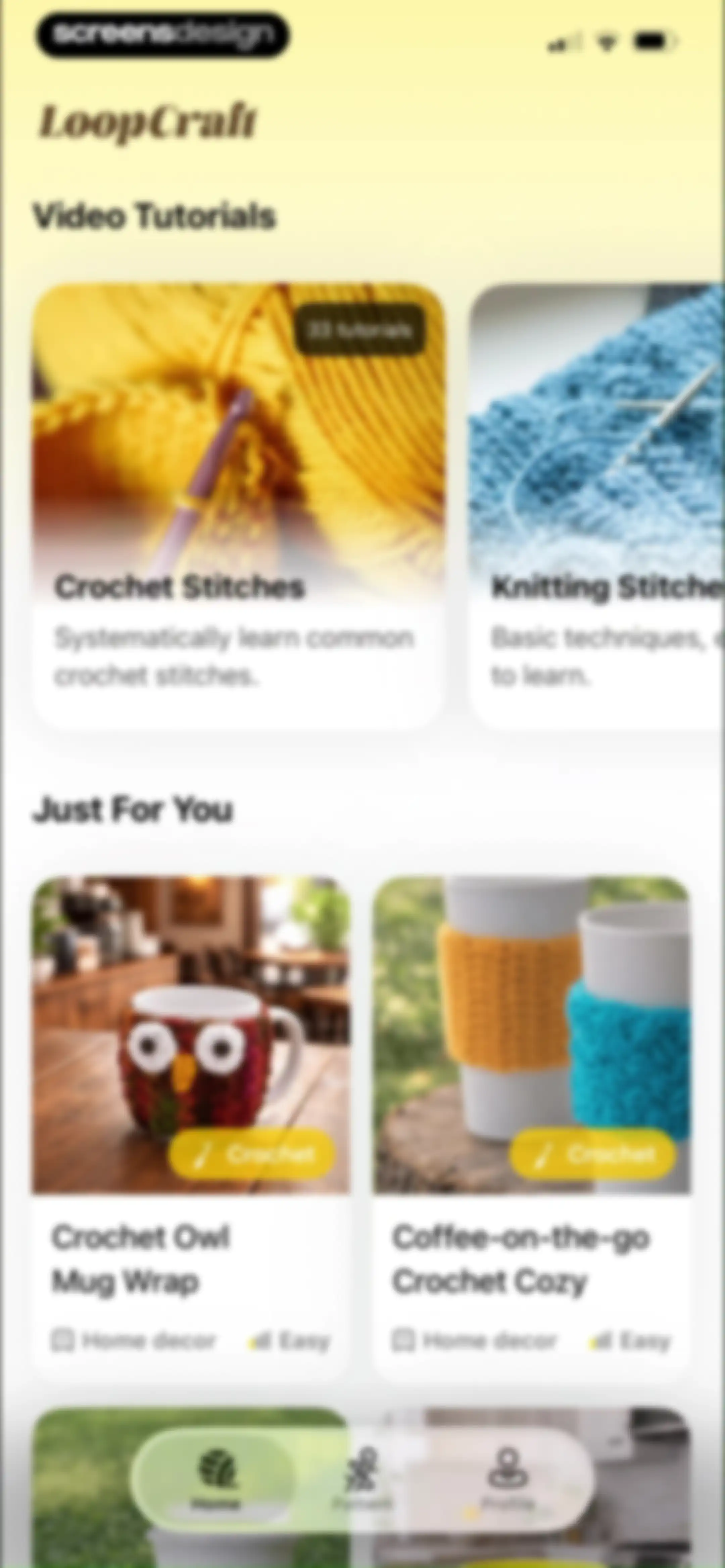 LoopCraft: Crochet & Knitting screen 64