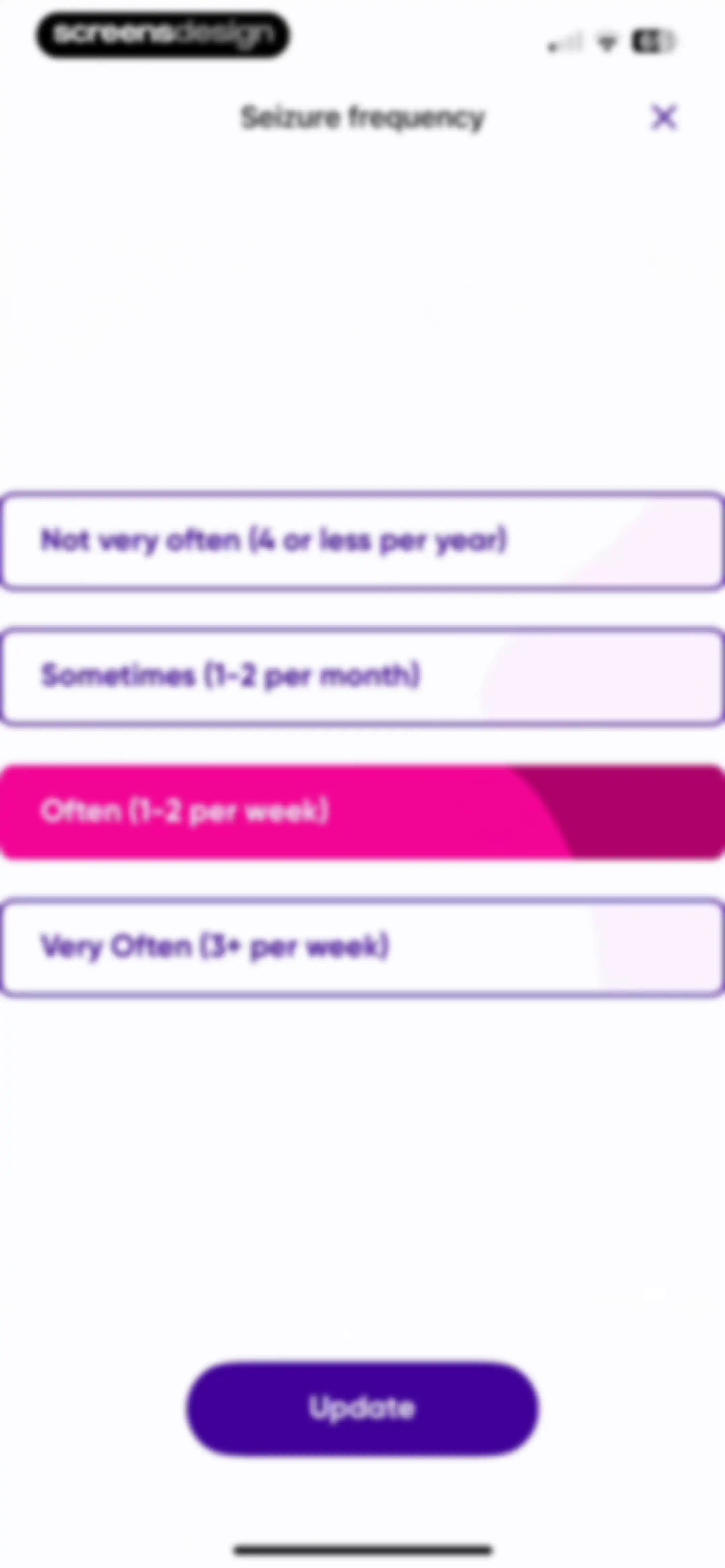 Epsy: Seizure Log for Epilepsy screen 105
