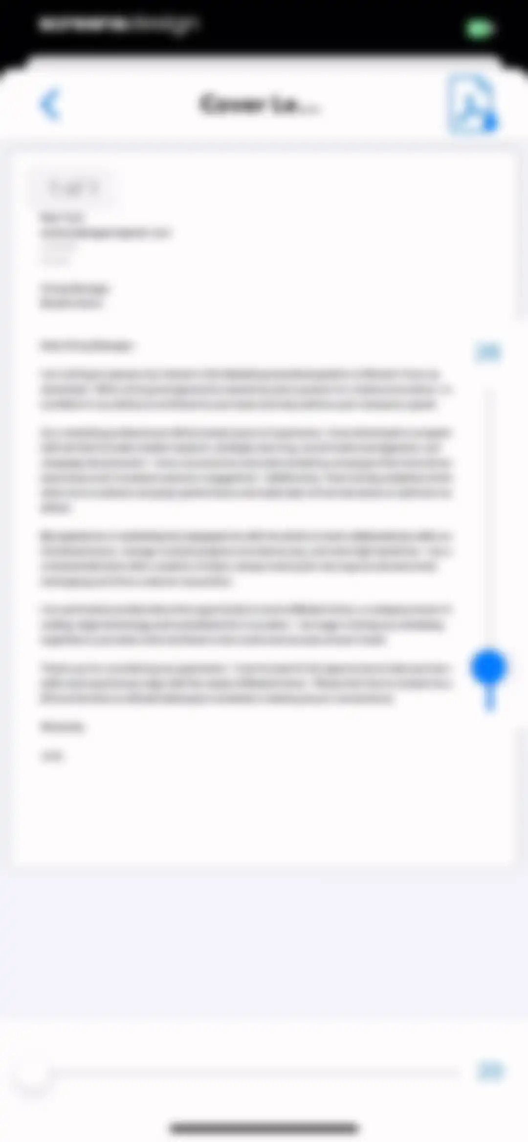 Resume Builder⁺ screen 37