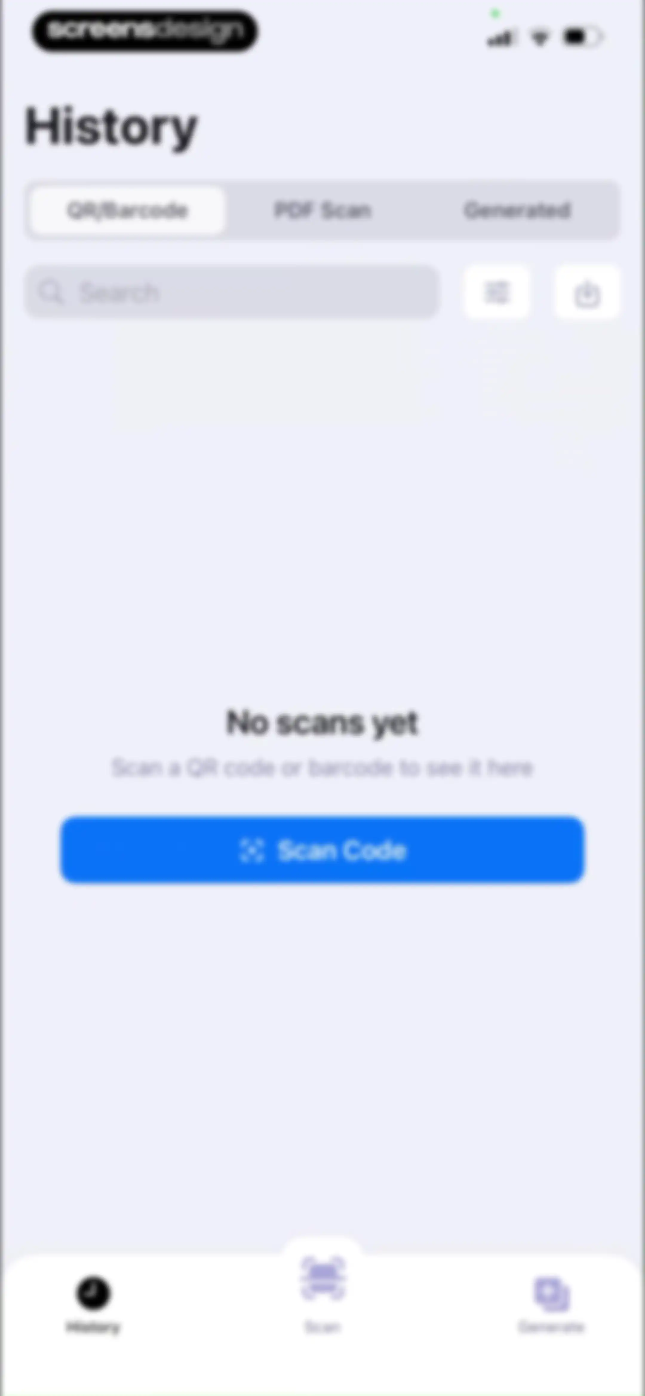 QR Code Reader, Barcode Scan screen 43