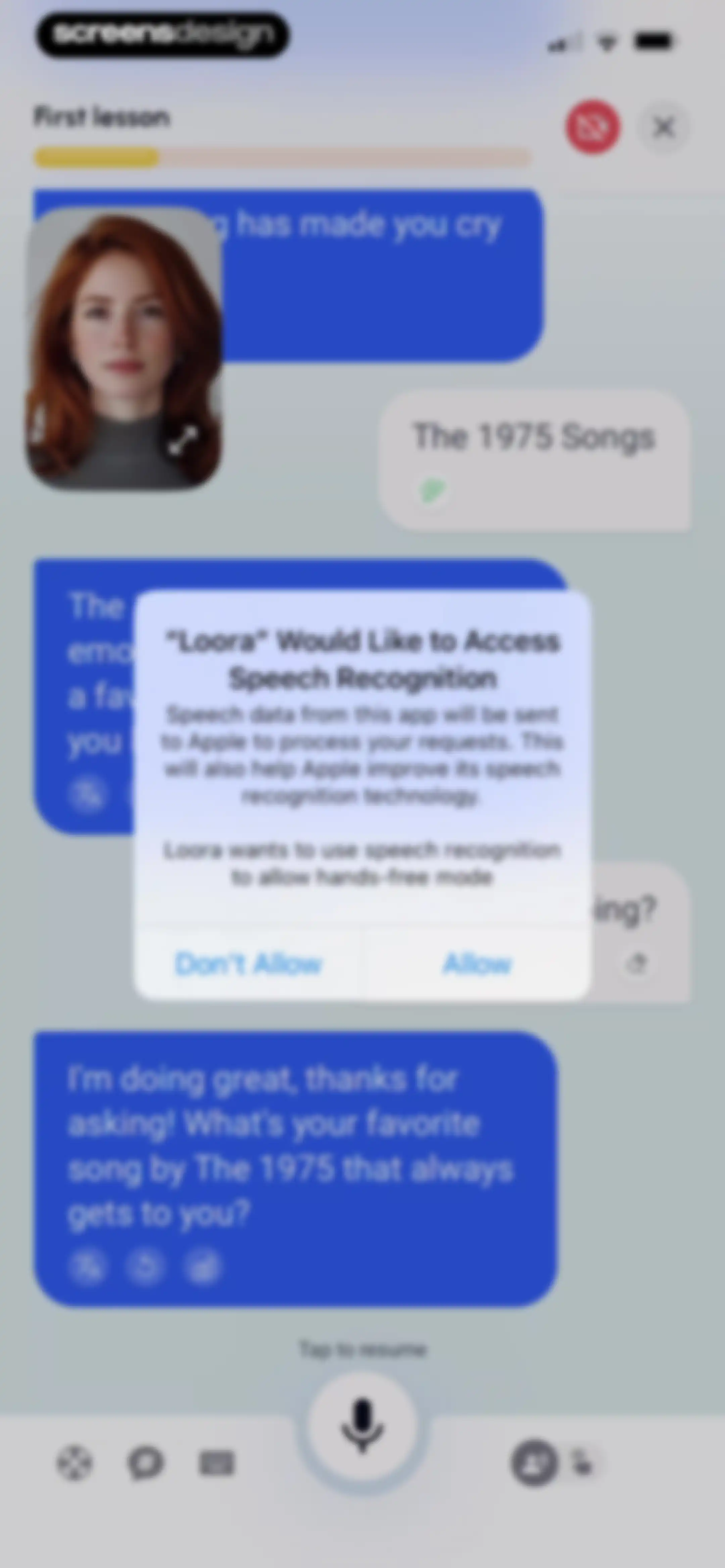 Speak English with Loora AI screen 56