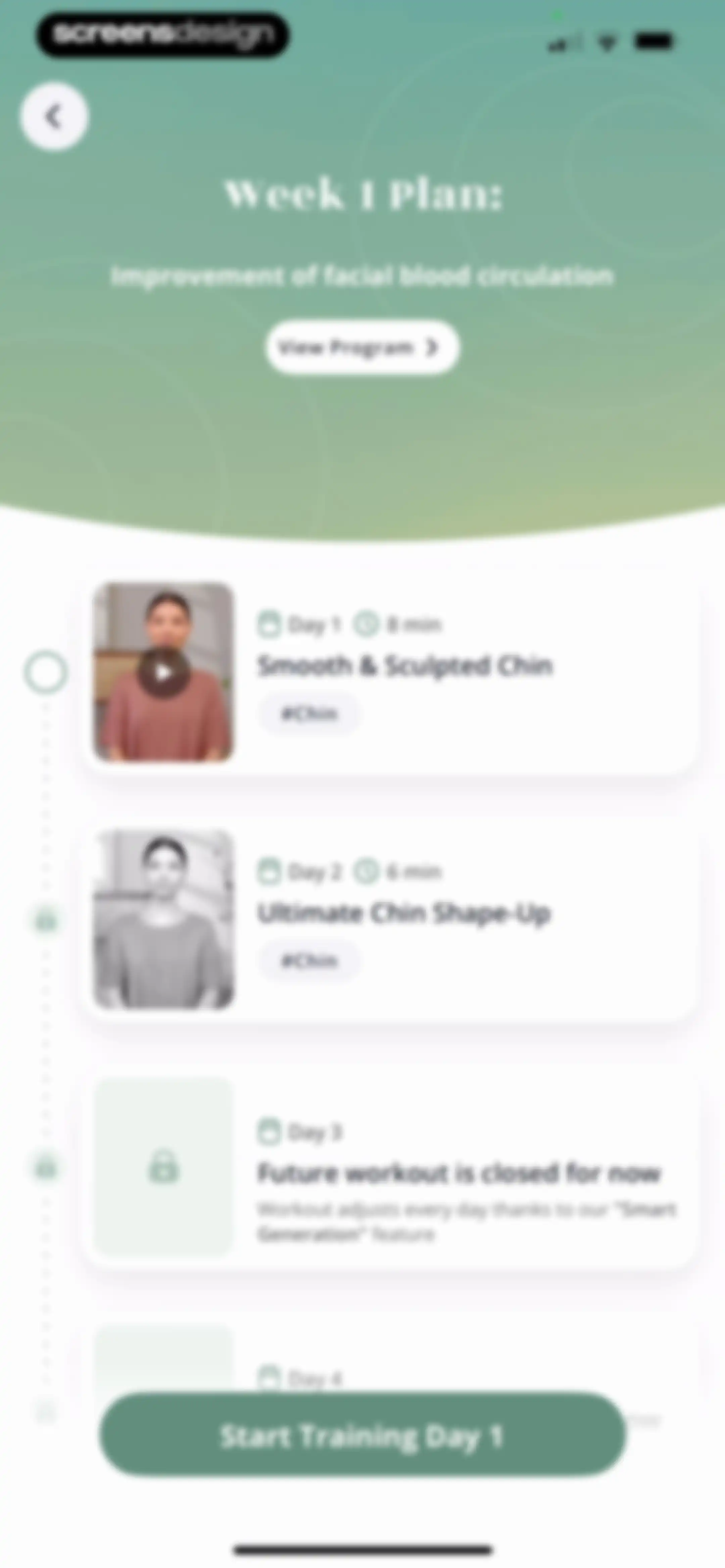 Luvly: Face Yoga Exercises screen 79