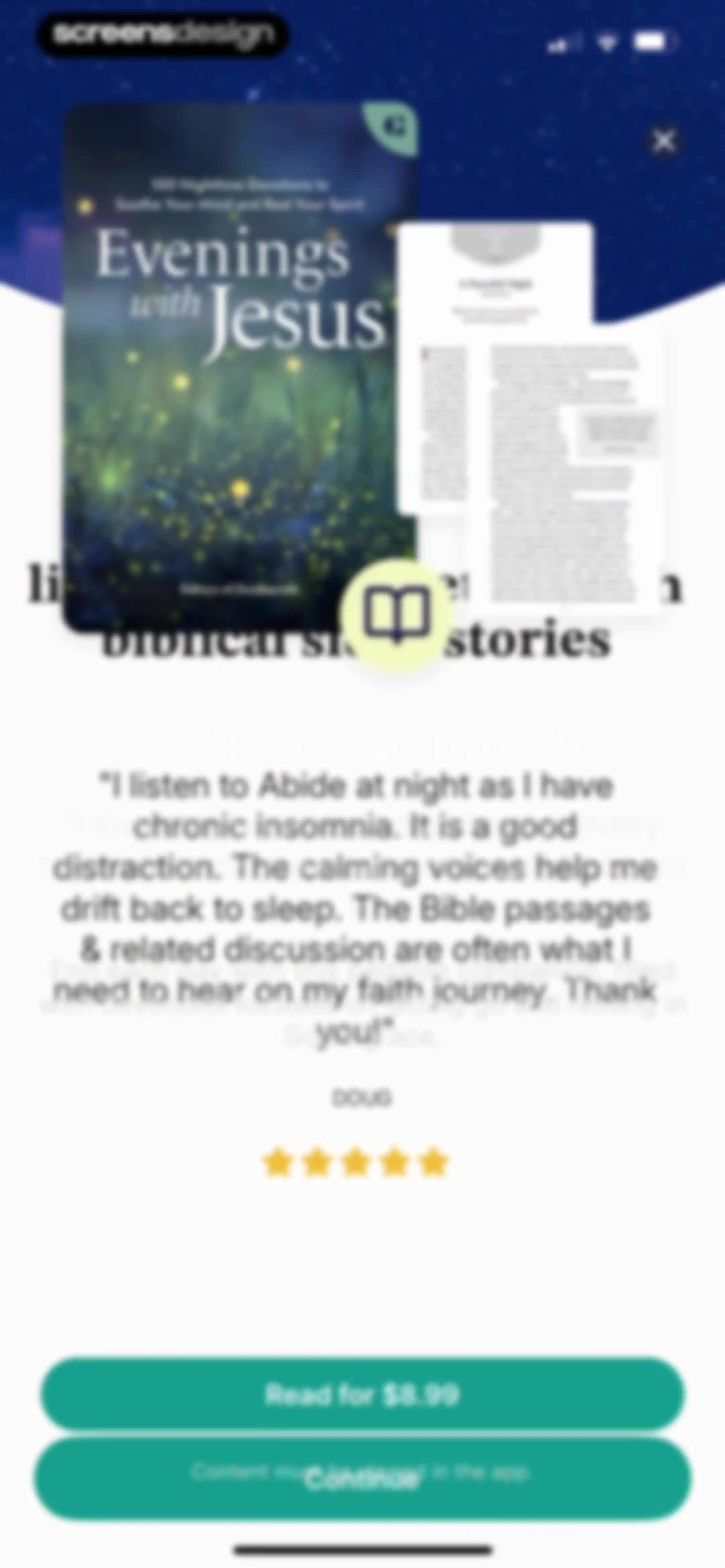 Abide: Bible Prayer Meditation screen 101