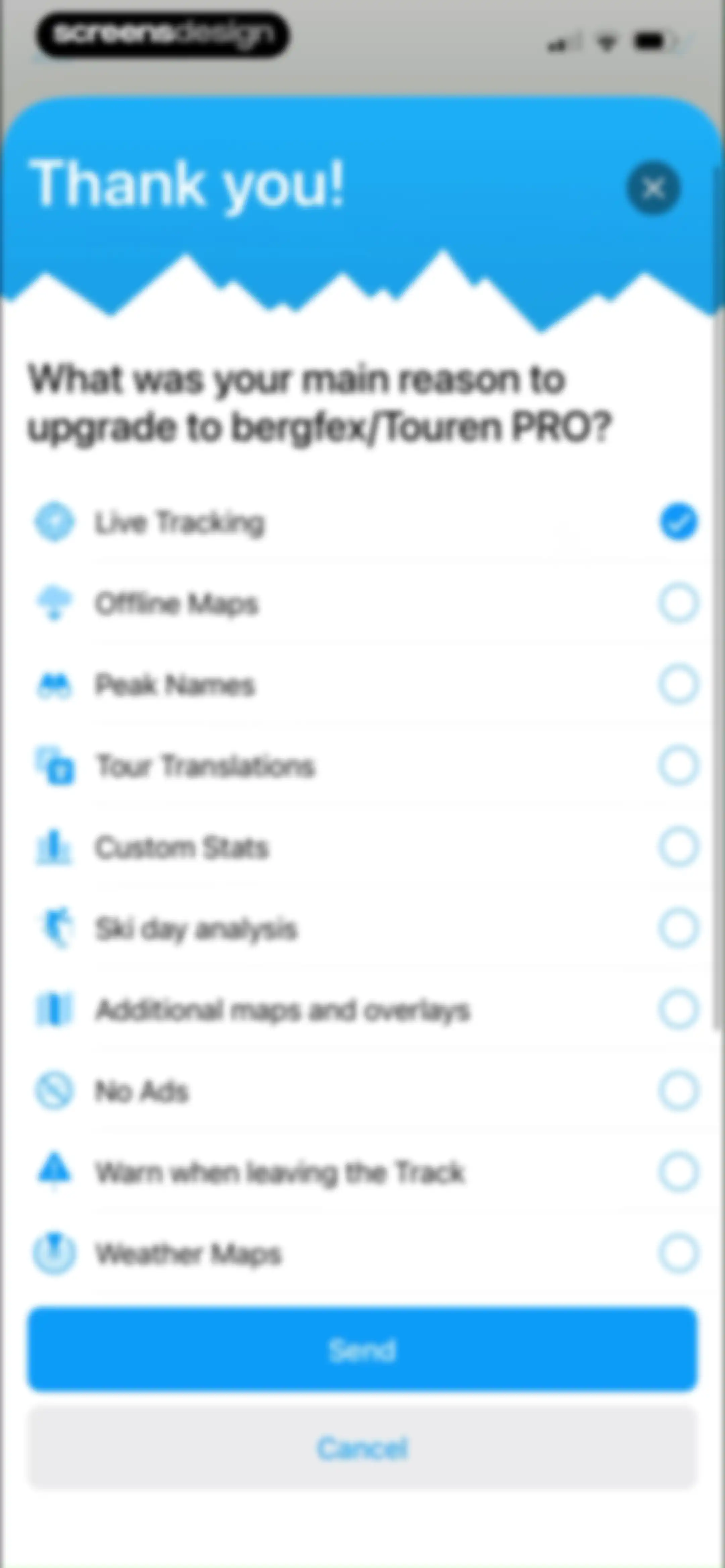 bergfex: Hiking & Tracking screen 14