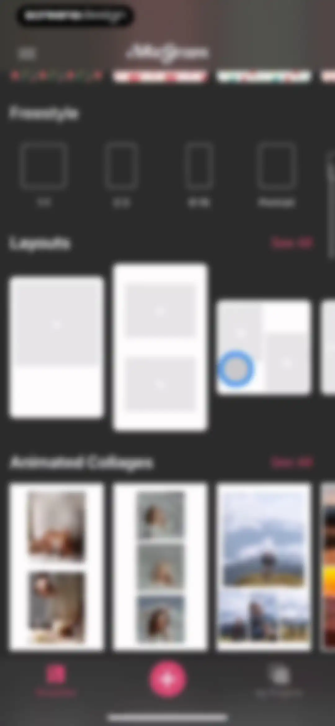 Layout Photo Collage - Mixgram screen 24