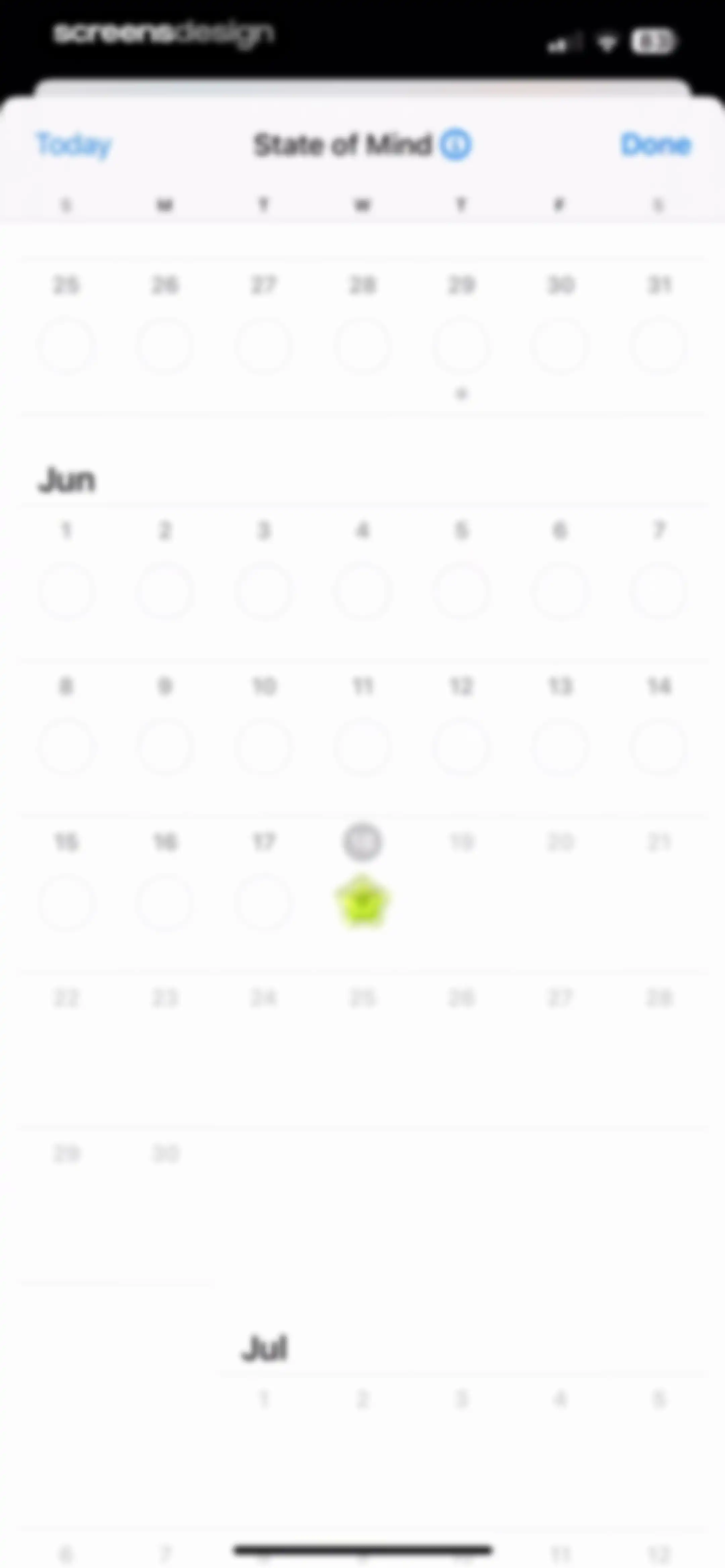 Apple Health screen 154