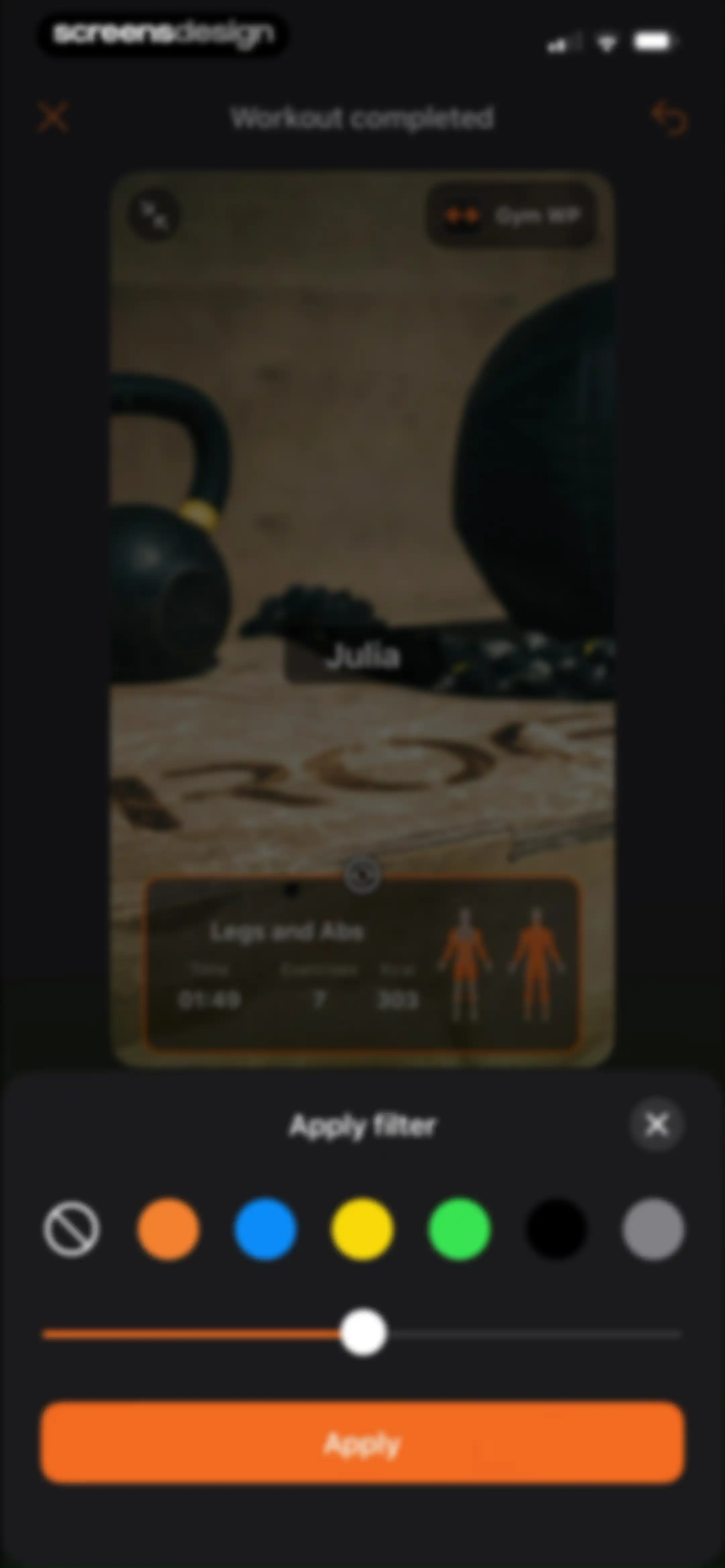 Gym WP - Workout Planner & Log screen 79
