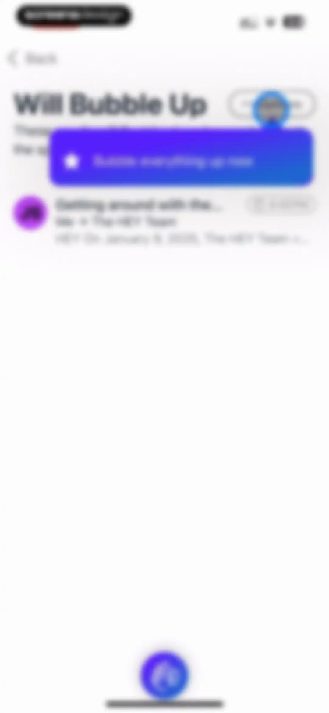 HEY Email screen 101