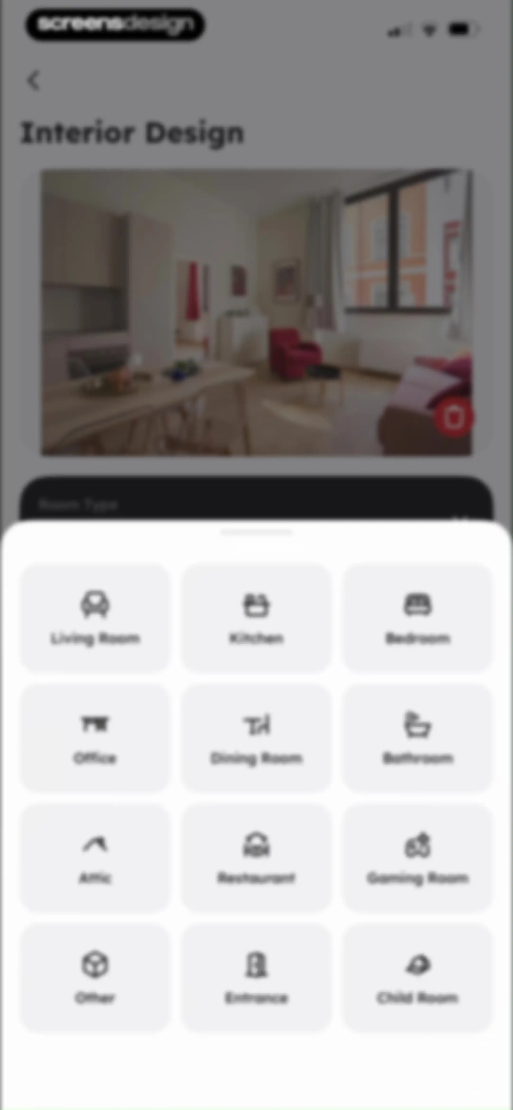 House AI: AI Room Design, Home screen 18