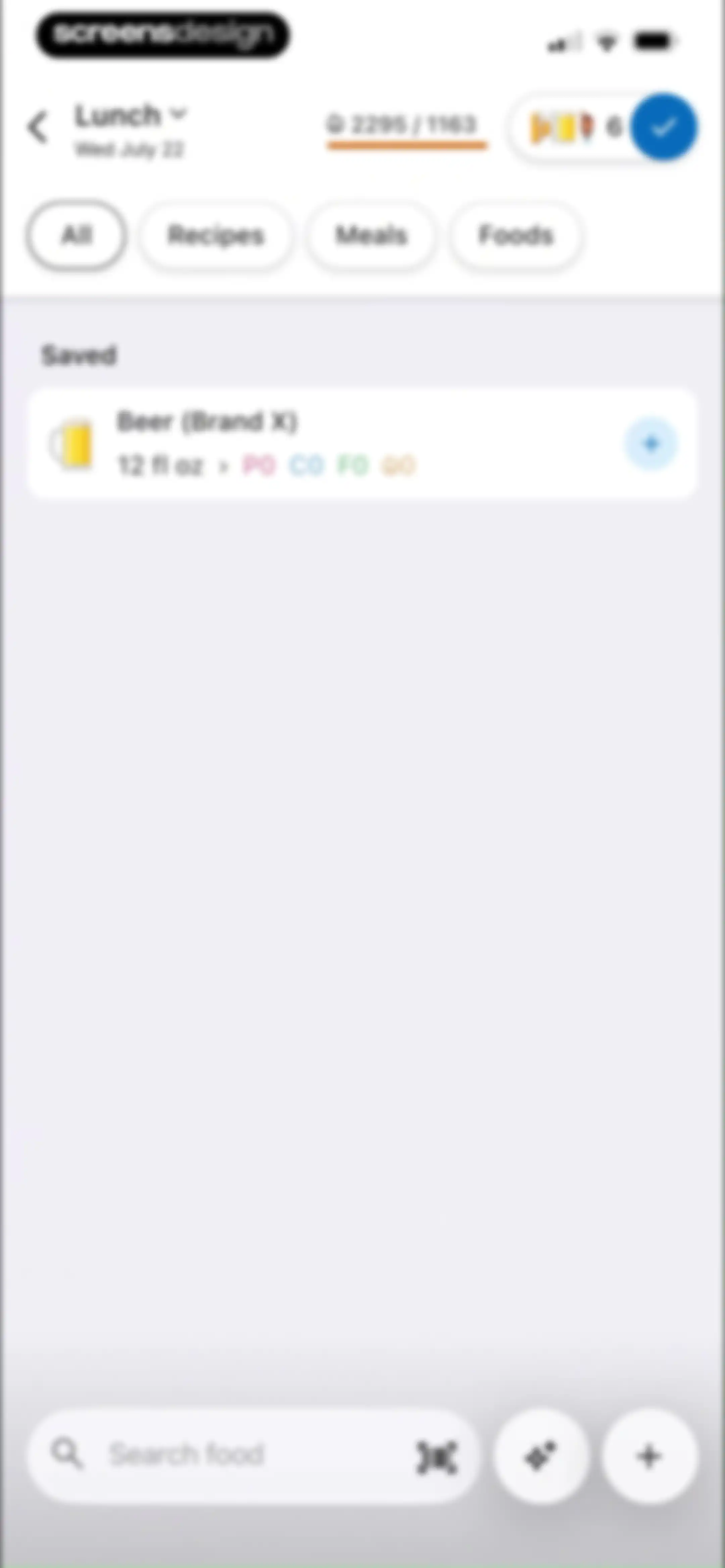 MacrosFirst - Macro Tracker screen 63