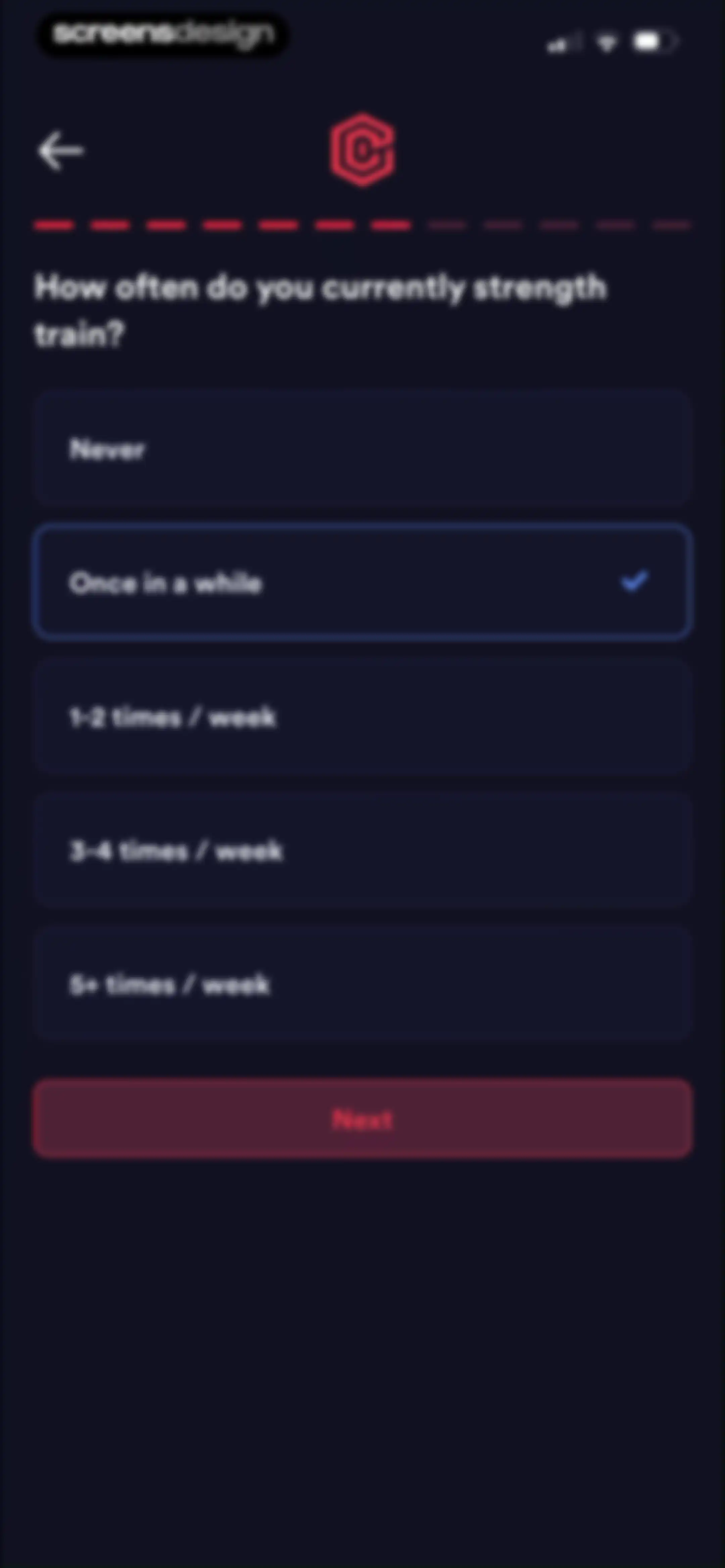 Caliber: Strength Training screen 13