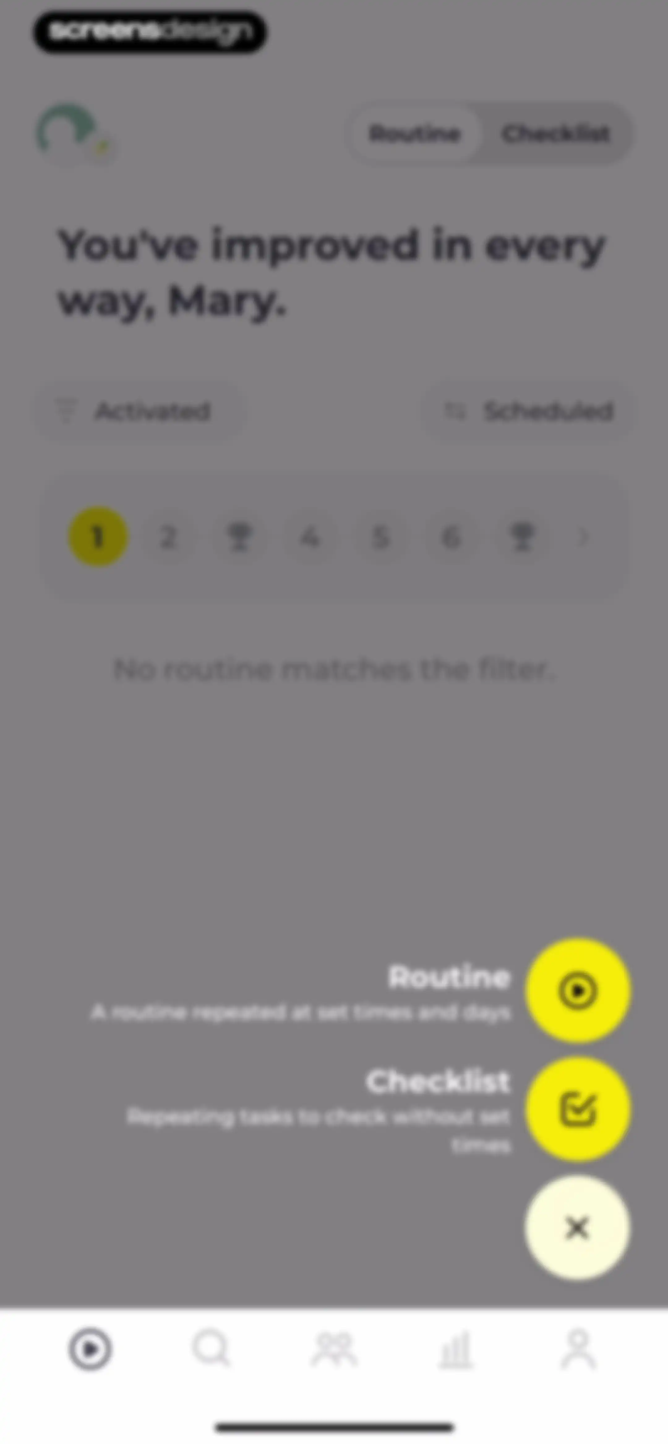 Routine Planner, Habit Tracker screen 87