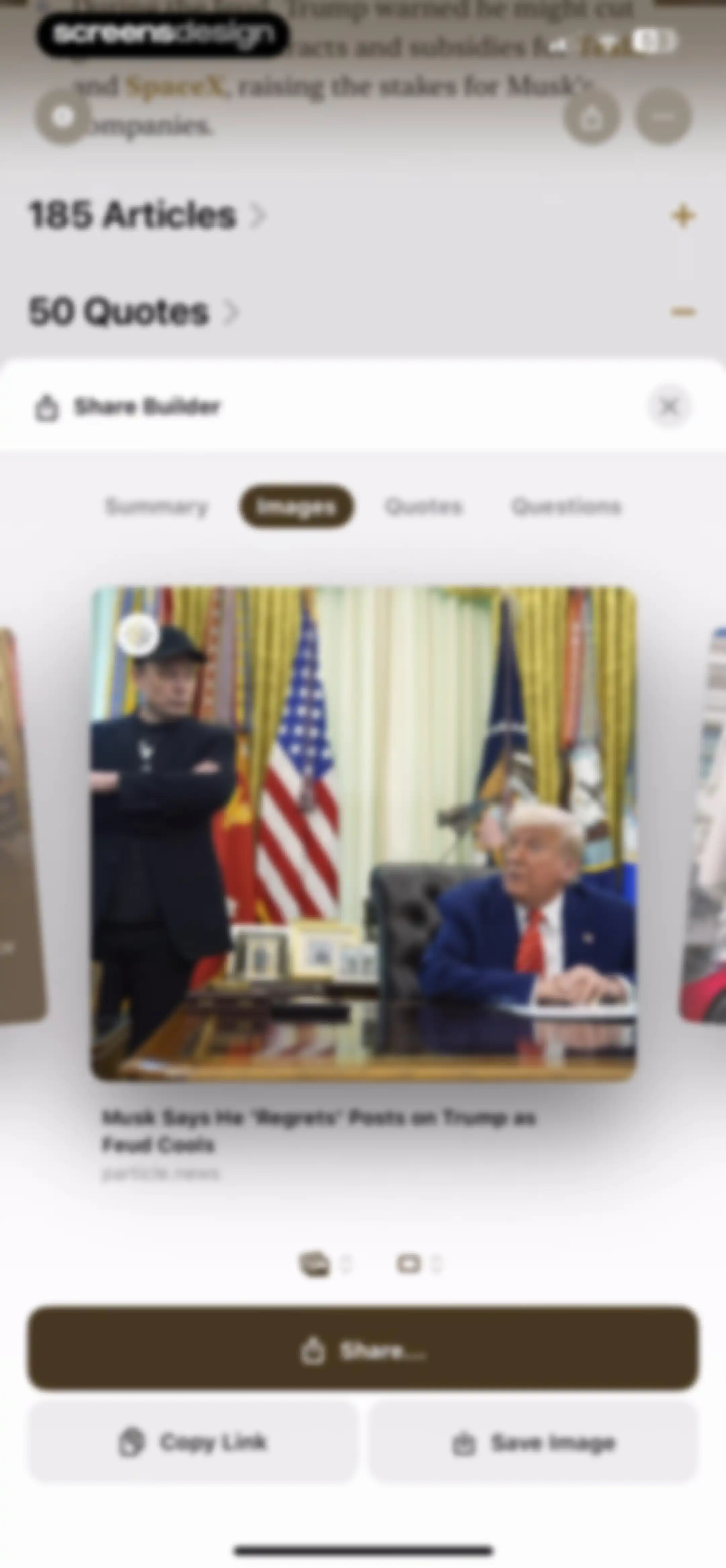 Particle: Personalized News screen 47