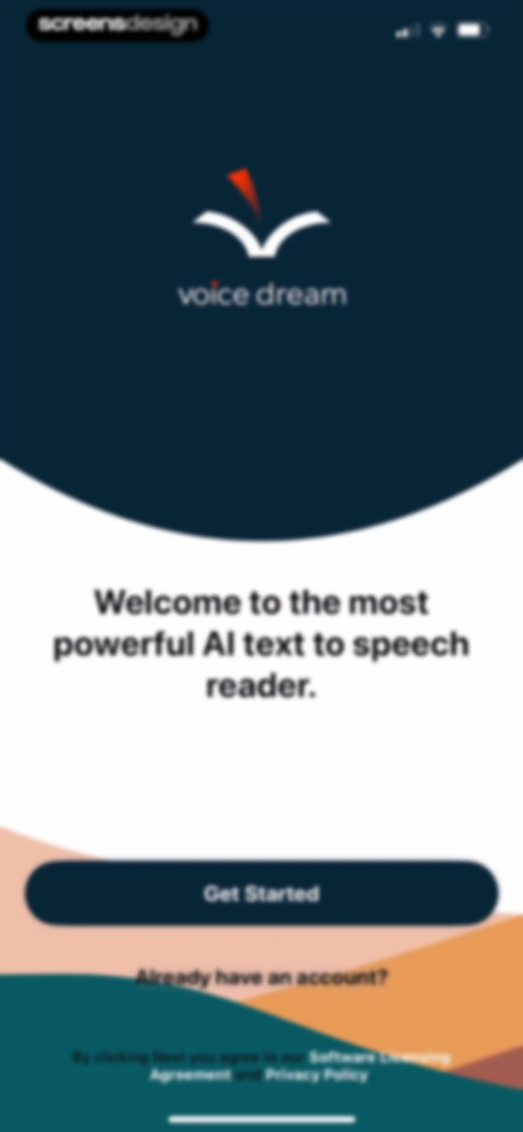Voice Dream - Natural Reader screen 2