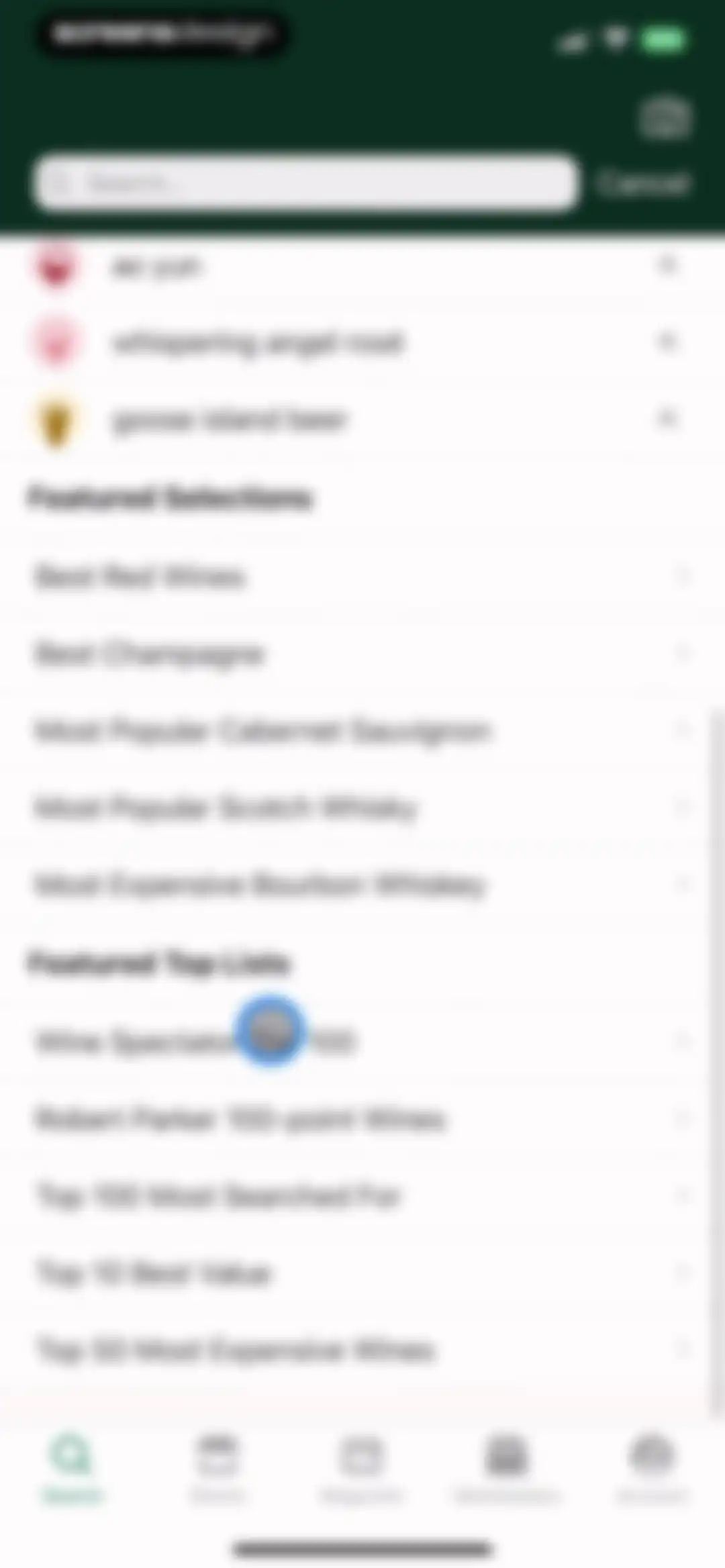 Wine-Searcher screen 23
