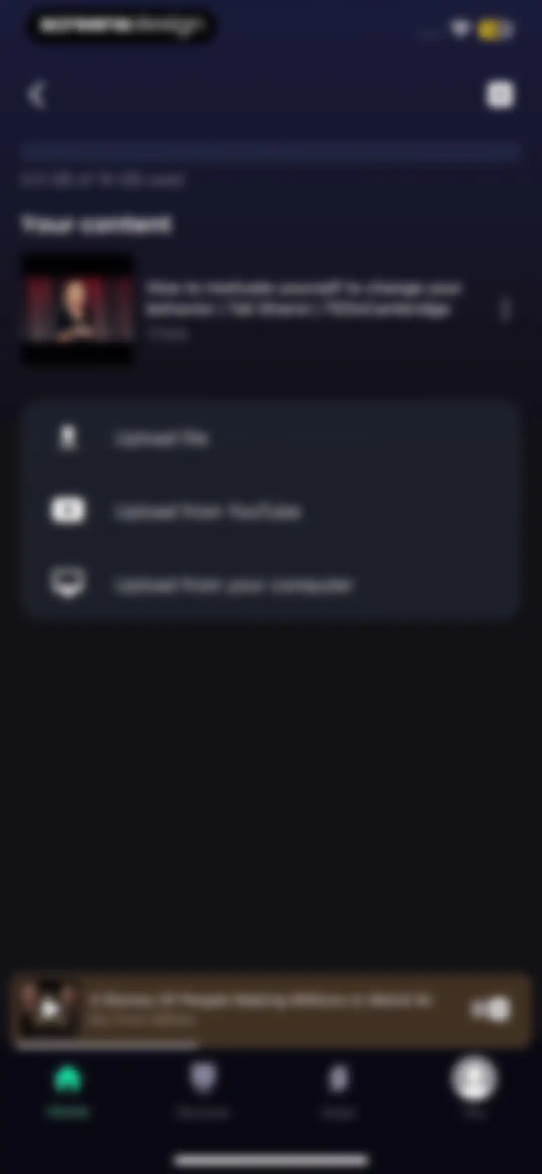 Snipd | AI Podcast Player screen 105