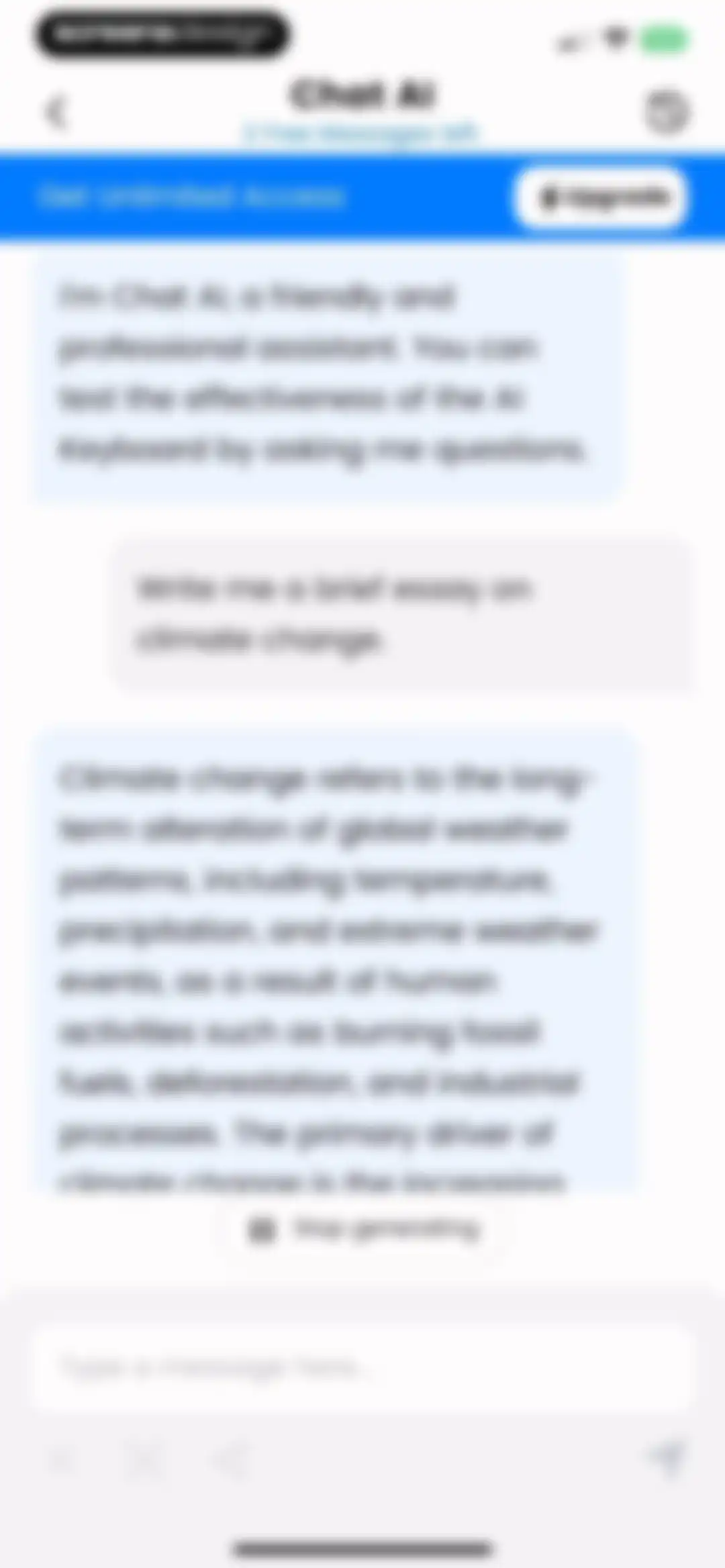 AI Keyboard: Chatbot, Grammar screen 17