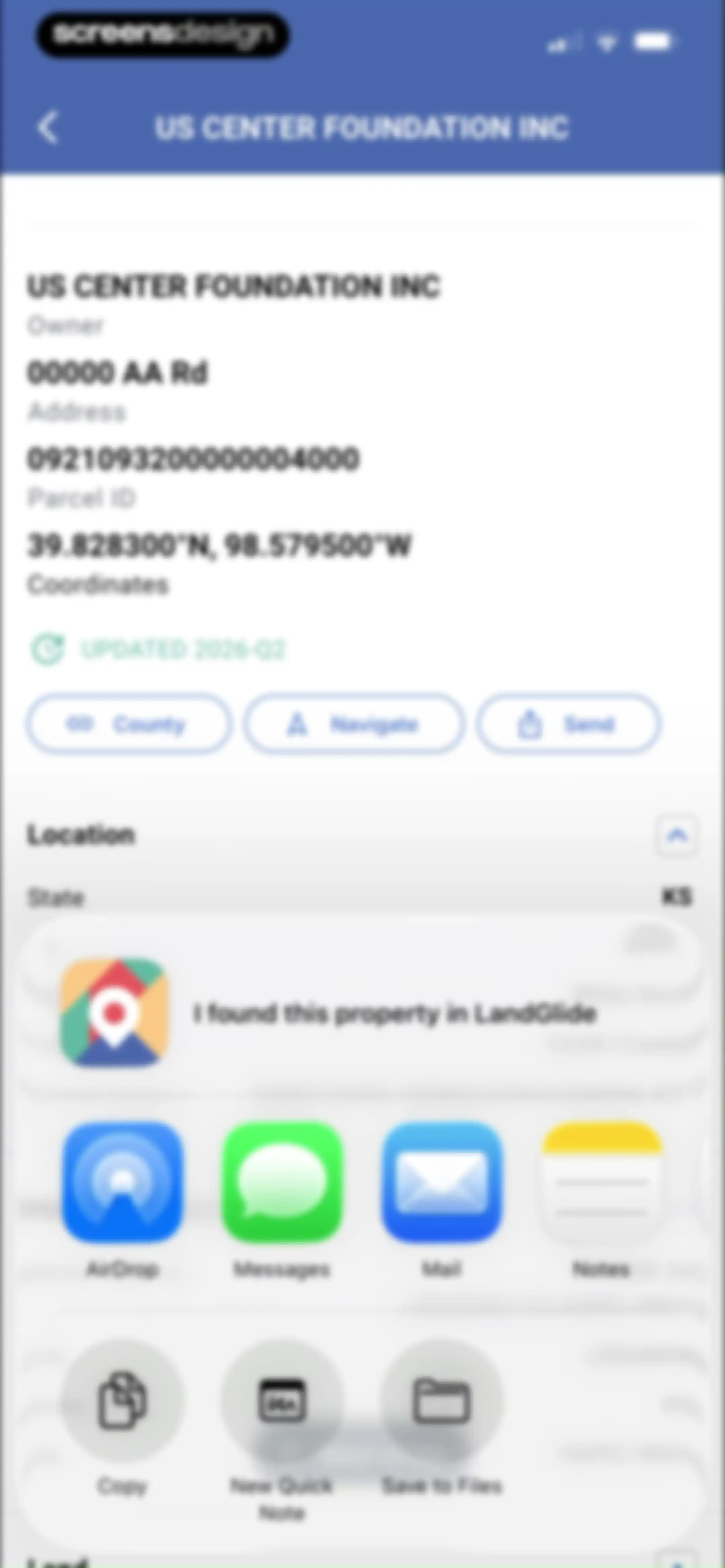 LandGlide: Land & Field Maps screen 19