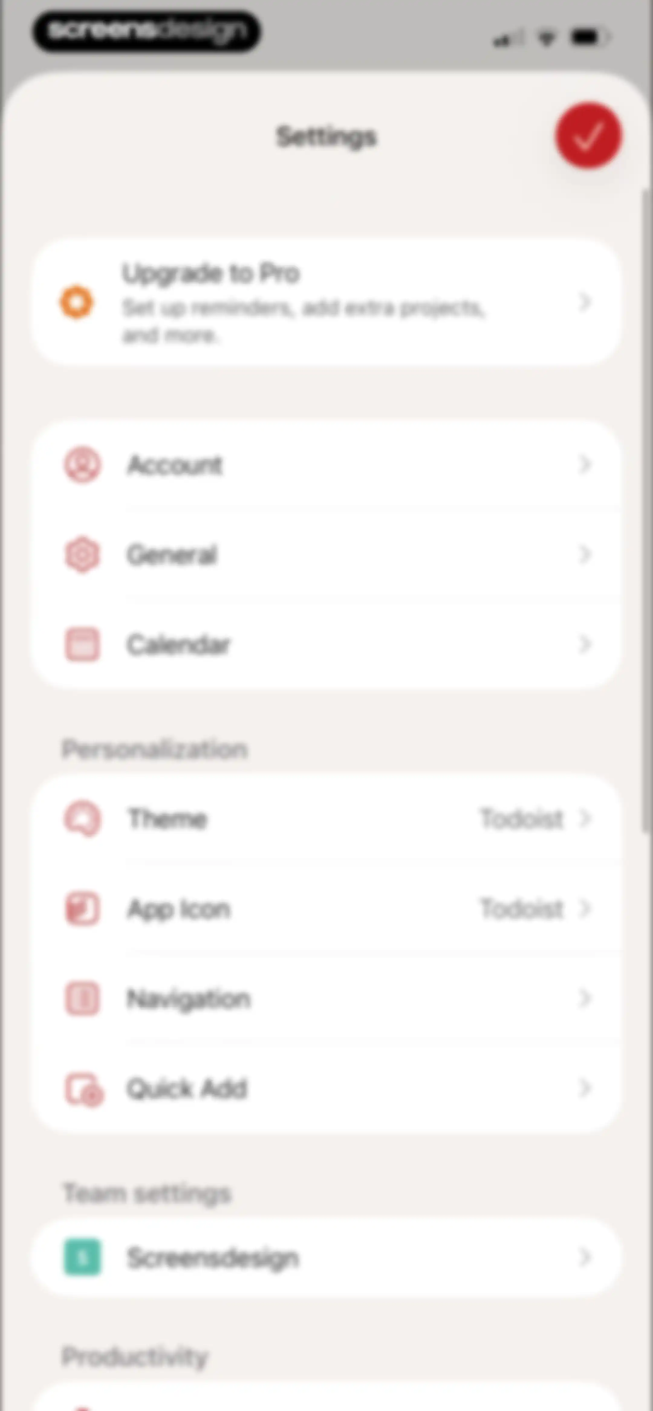 Todoist: To Do List & Calendar screen 179