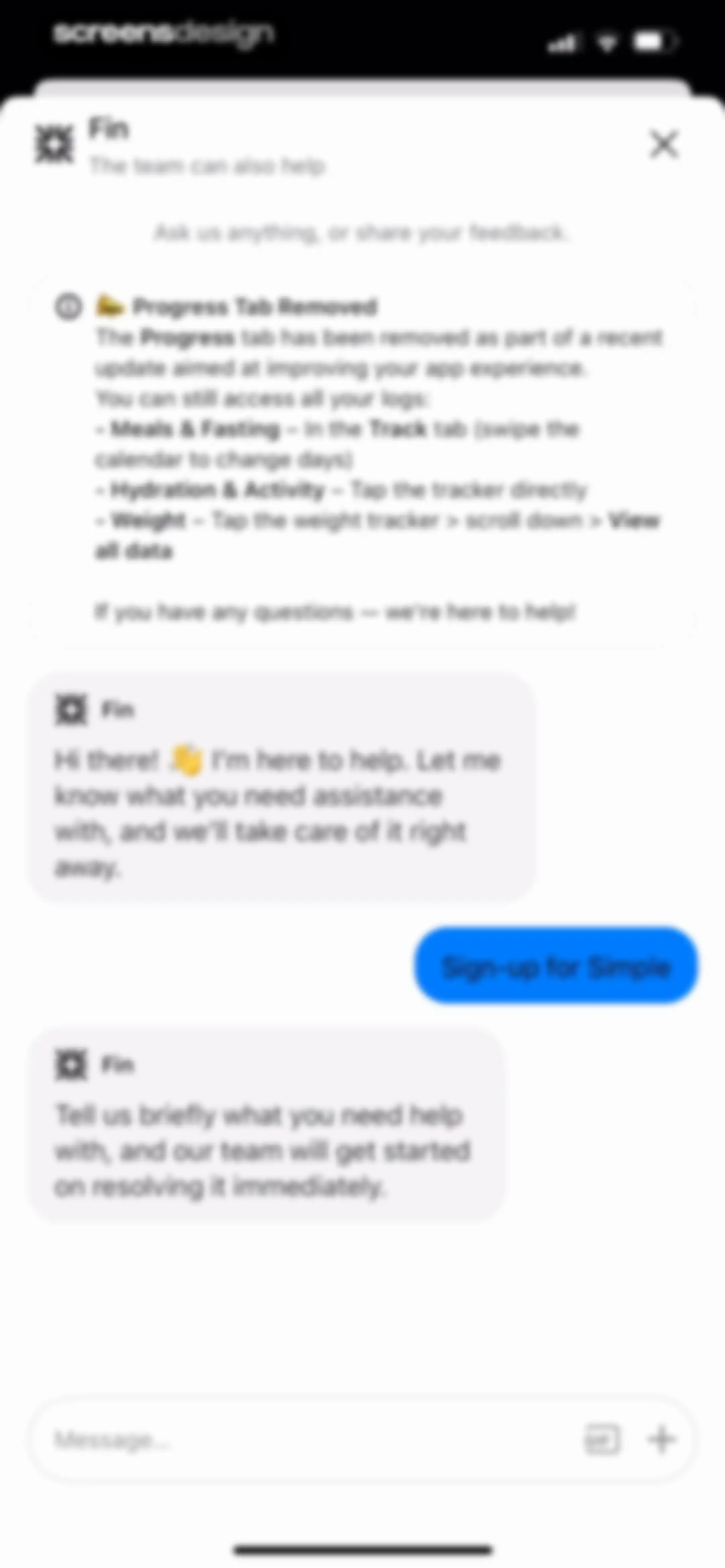 Simple: AI Weight Loss Coach screen 190