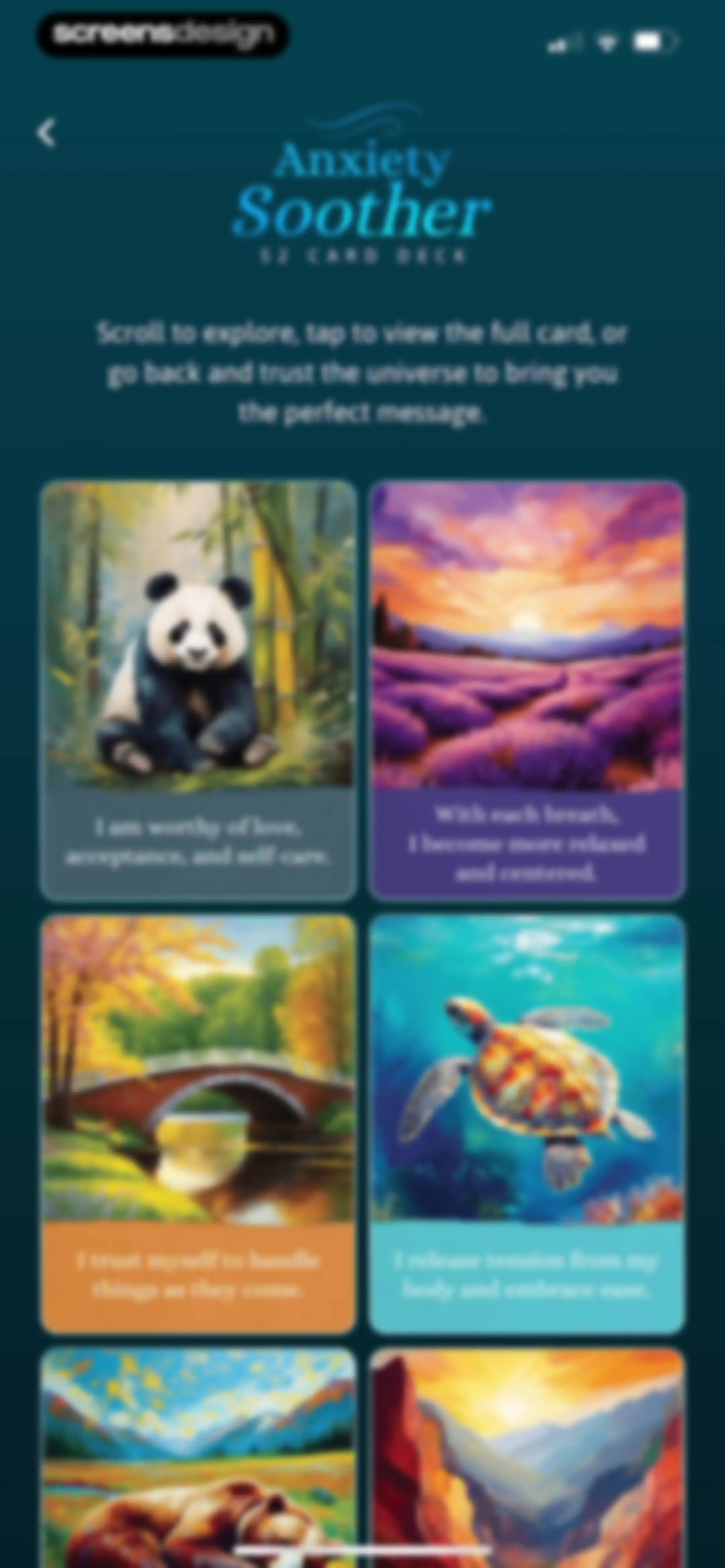 The Tapping Solution screen 39