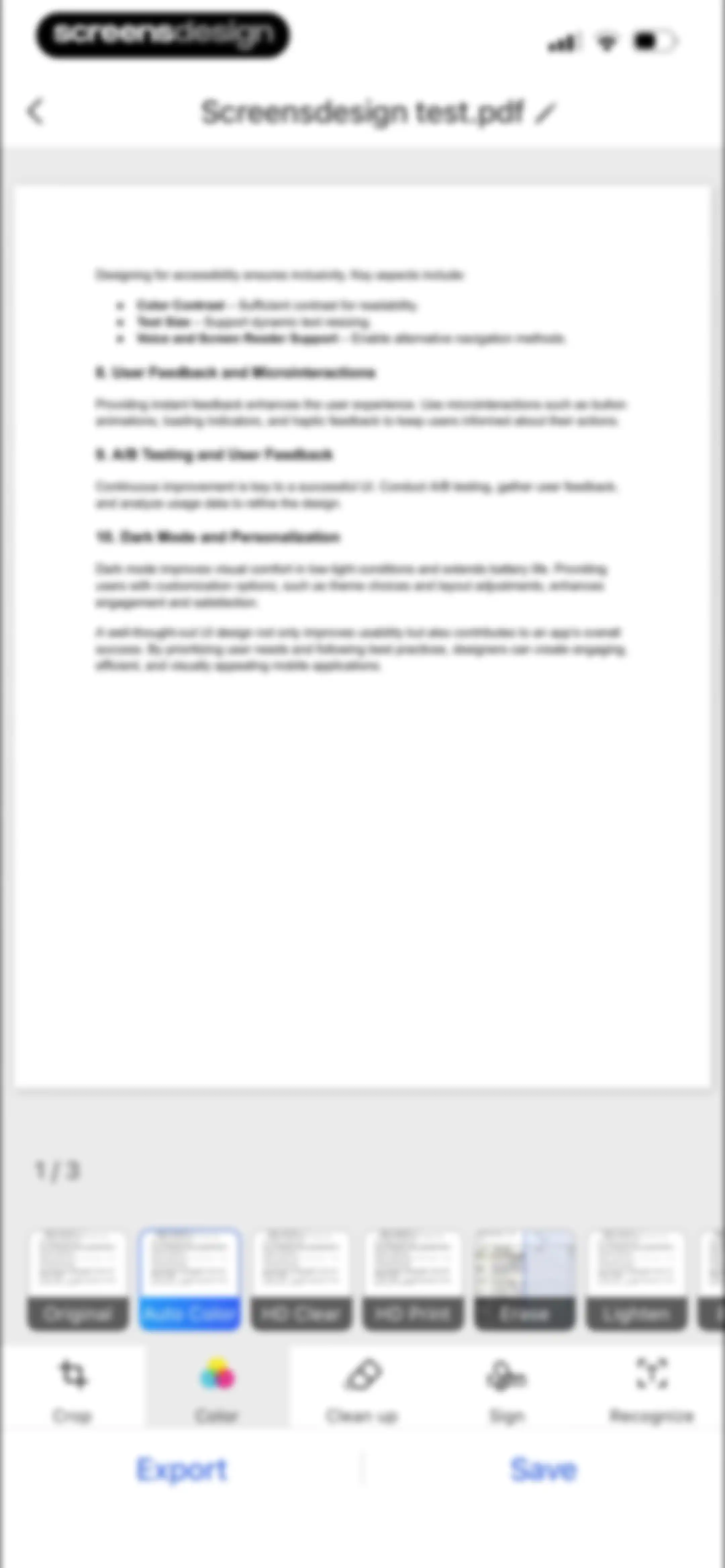 Mobile Scanner App - Scan PDF screen 53