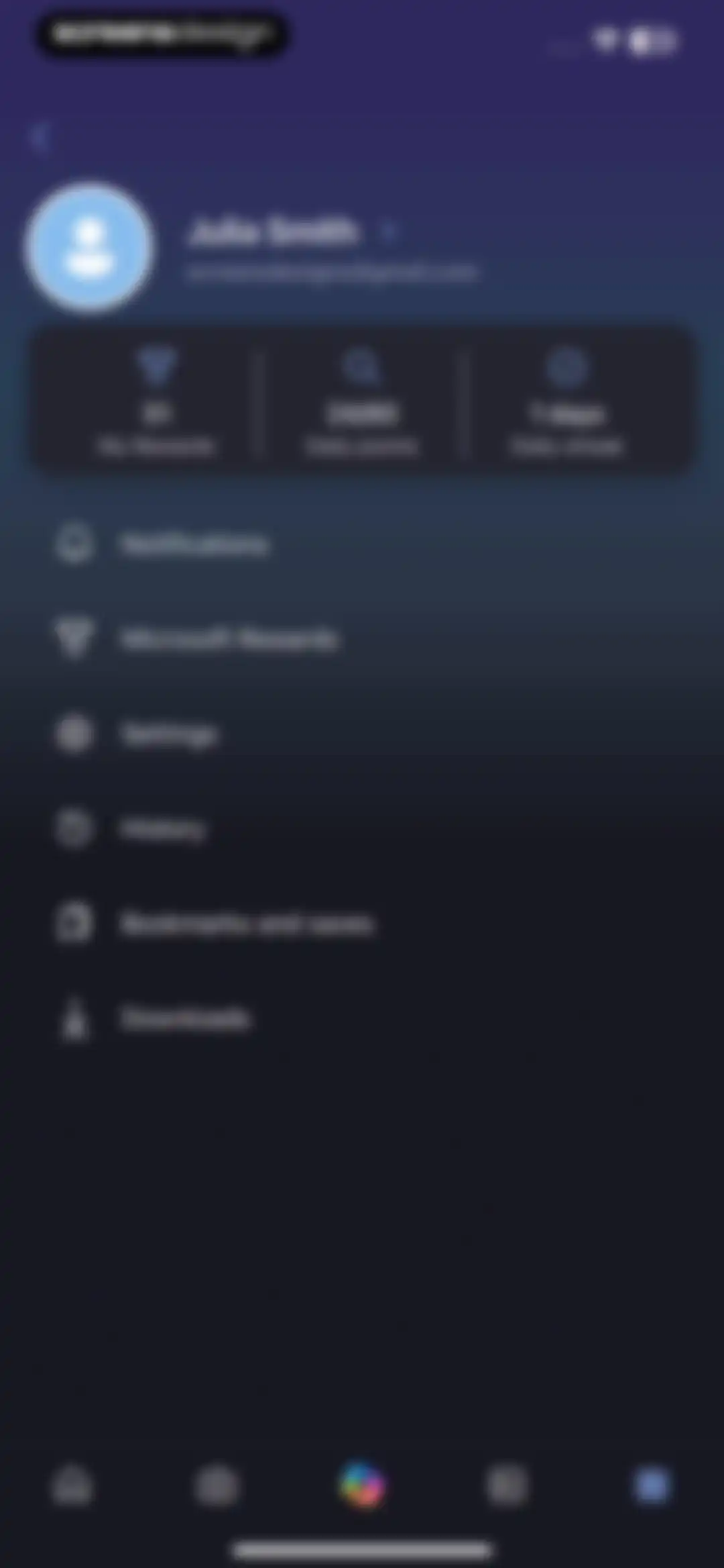 Microsoft Bing Search screen 282