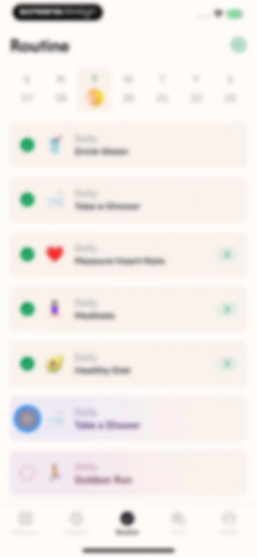 Daily Health - Healthy Routine screen 98
