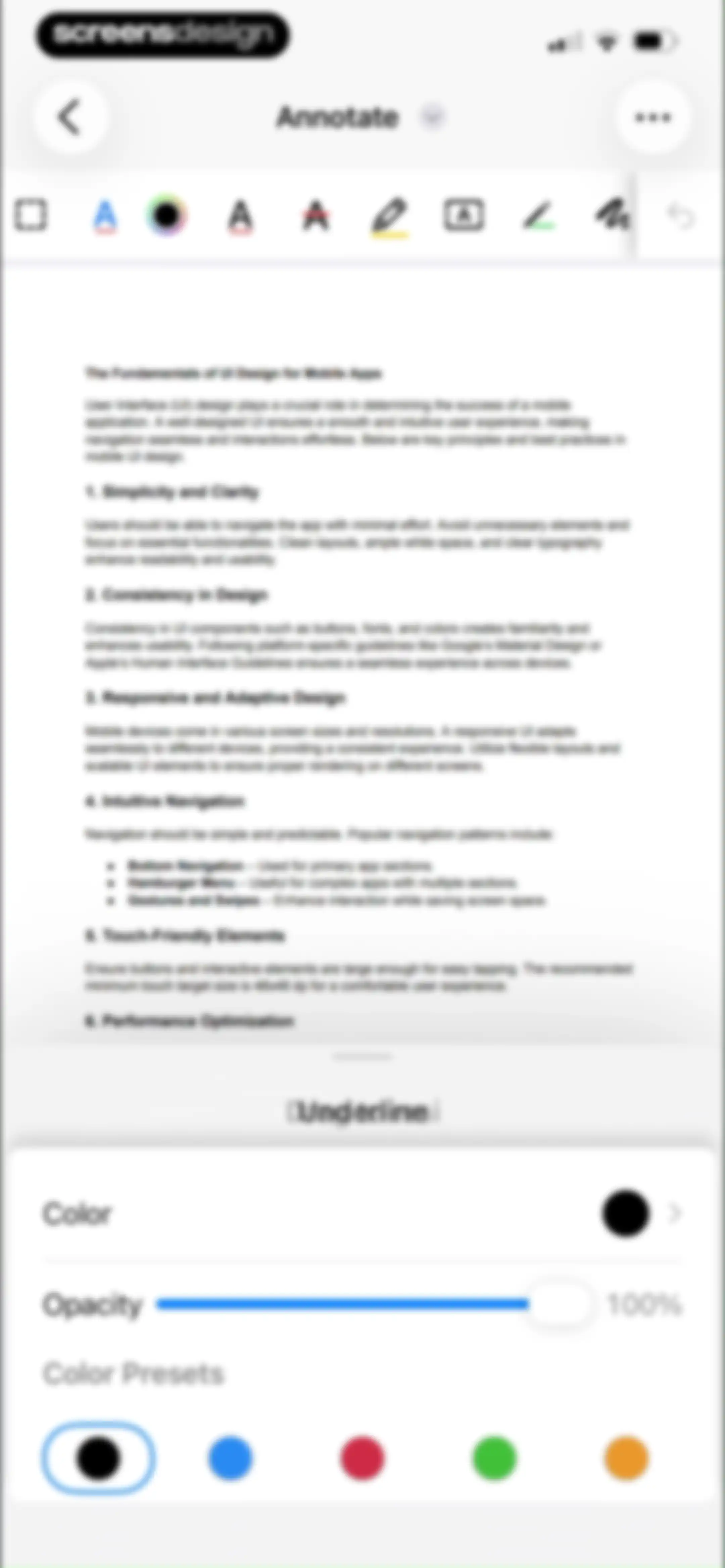 PDF Editor ® screen 21