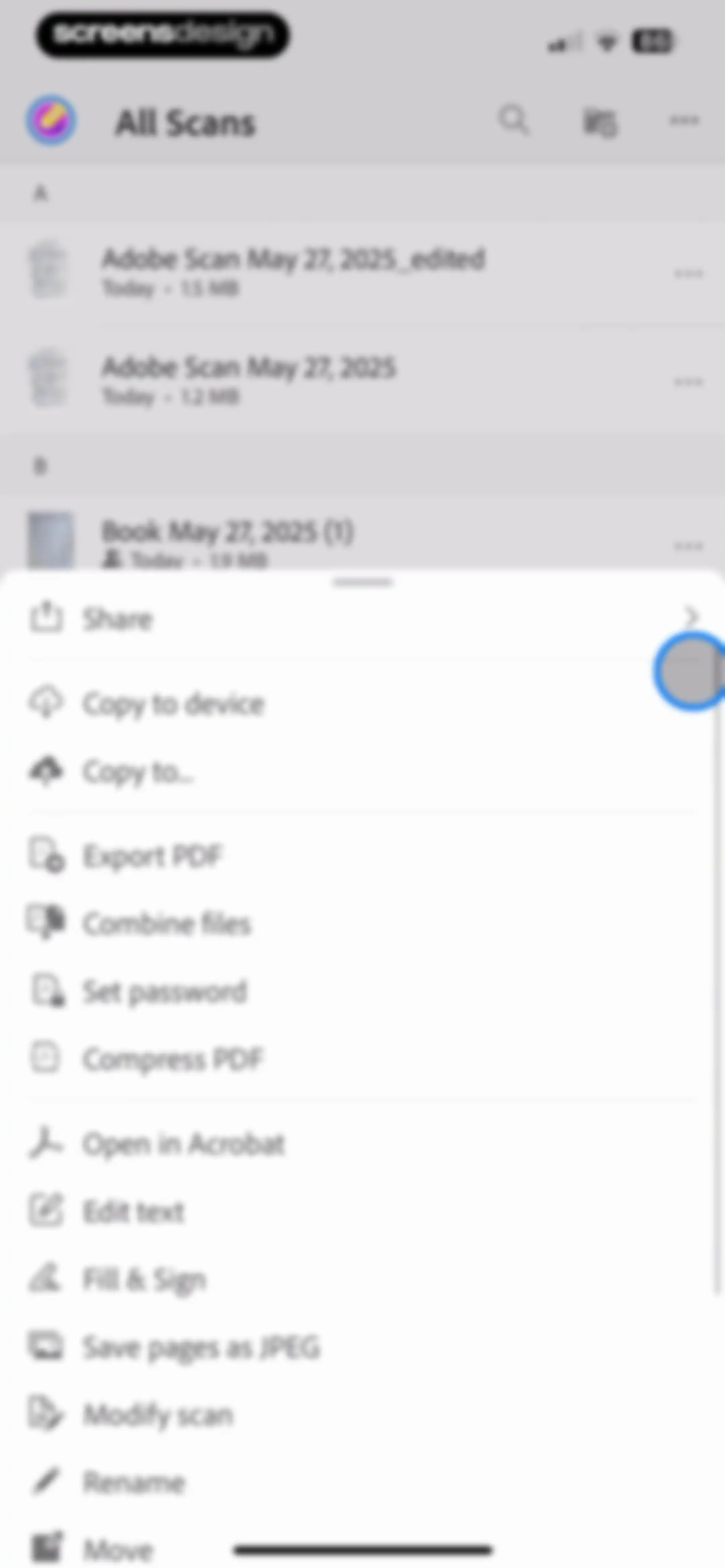 Adobe Scan: PDF & OCR Scanner screen 86