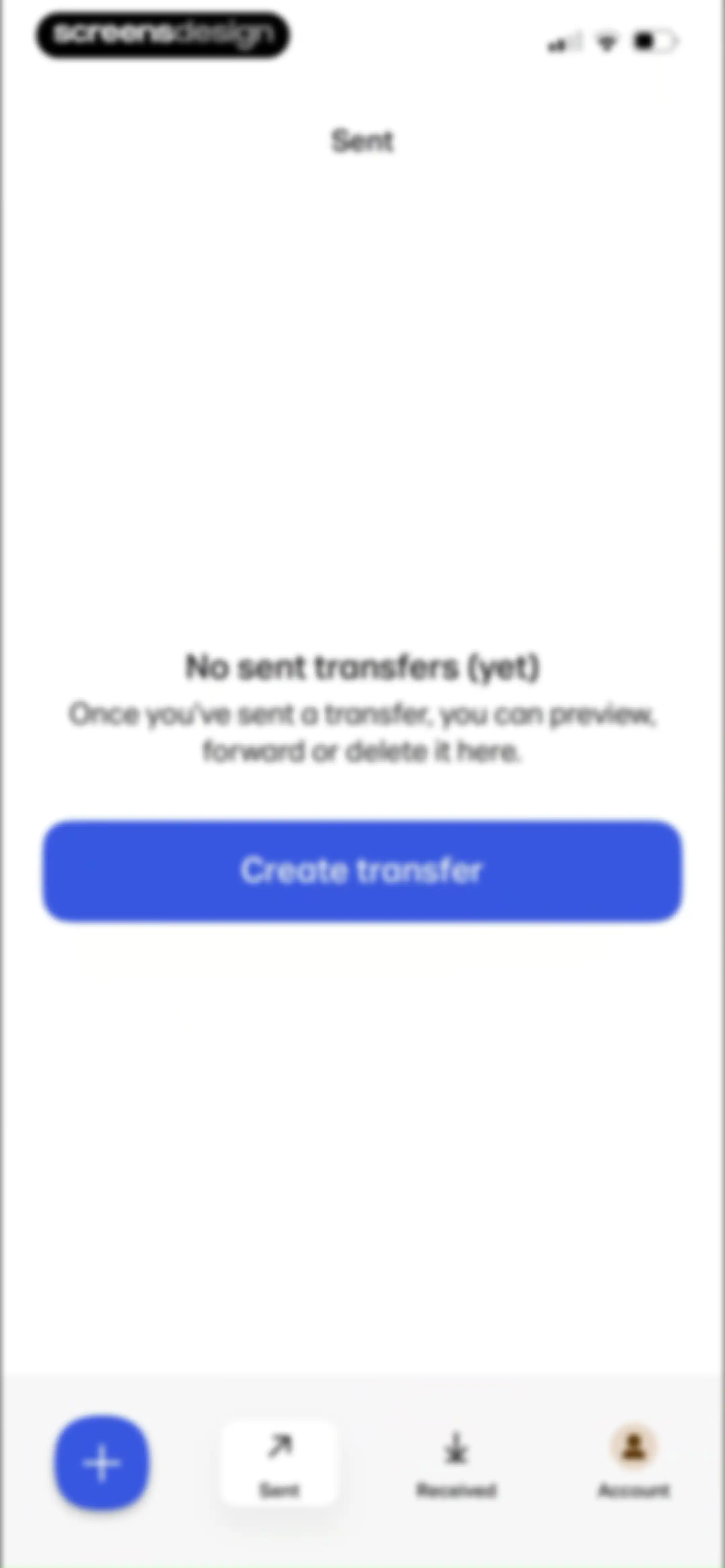 WeTransfer: Transfer Files screen 14