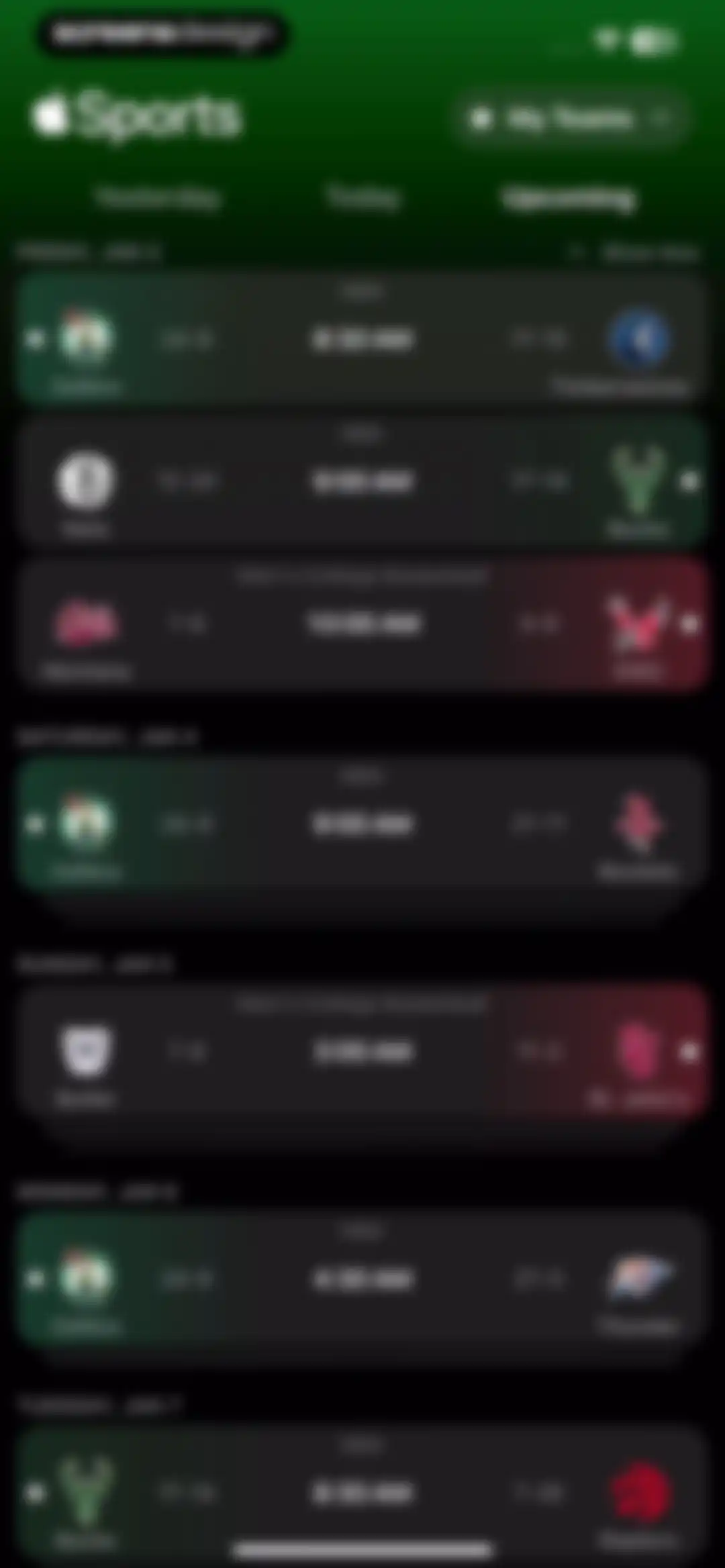 Apple Sports screen 34