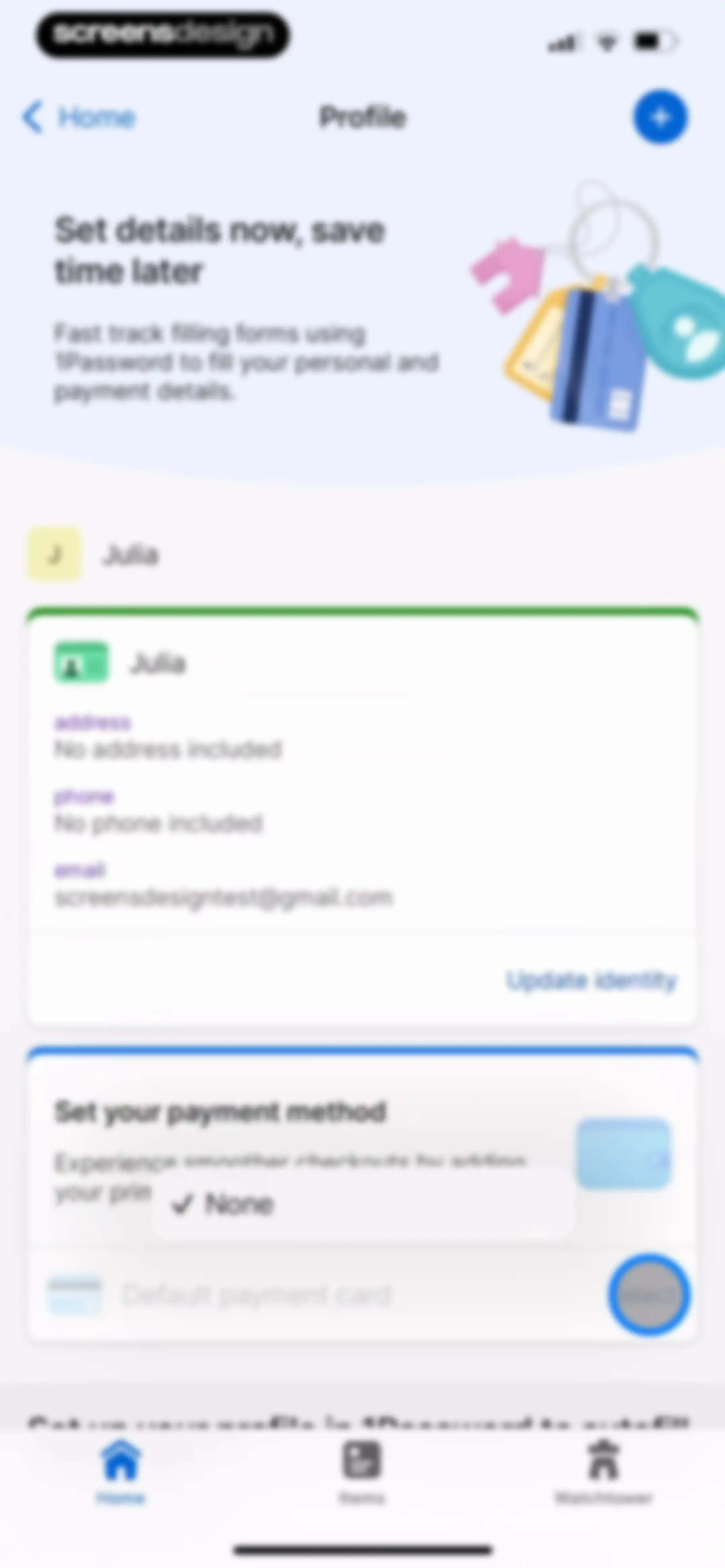 1Password: Password Manager screen 54