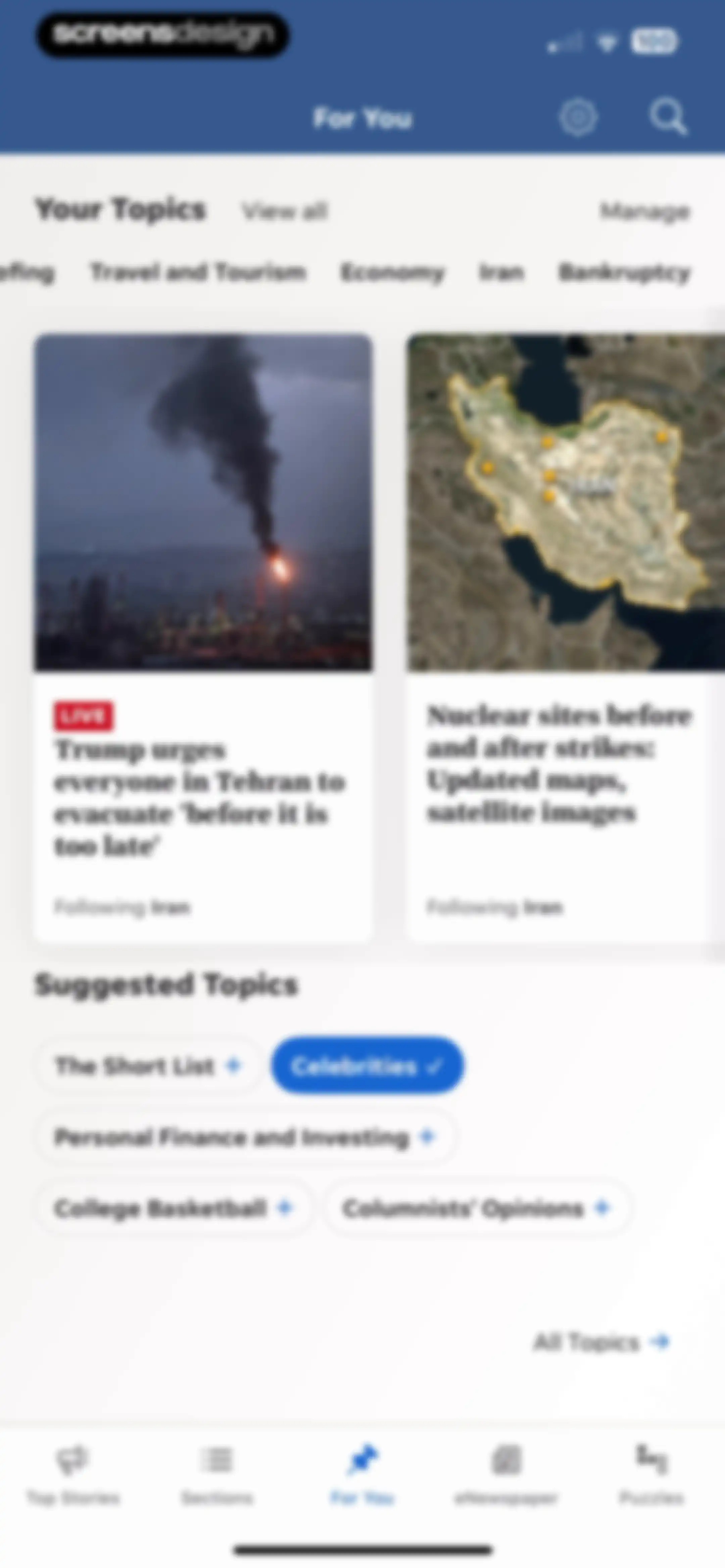 USA TODAY: US & Breaking News screen 56