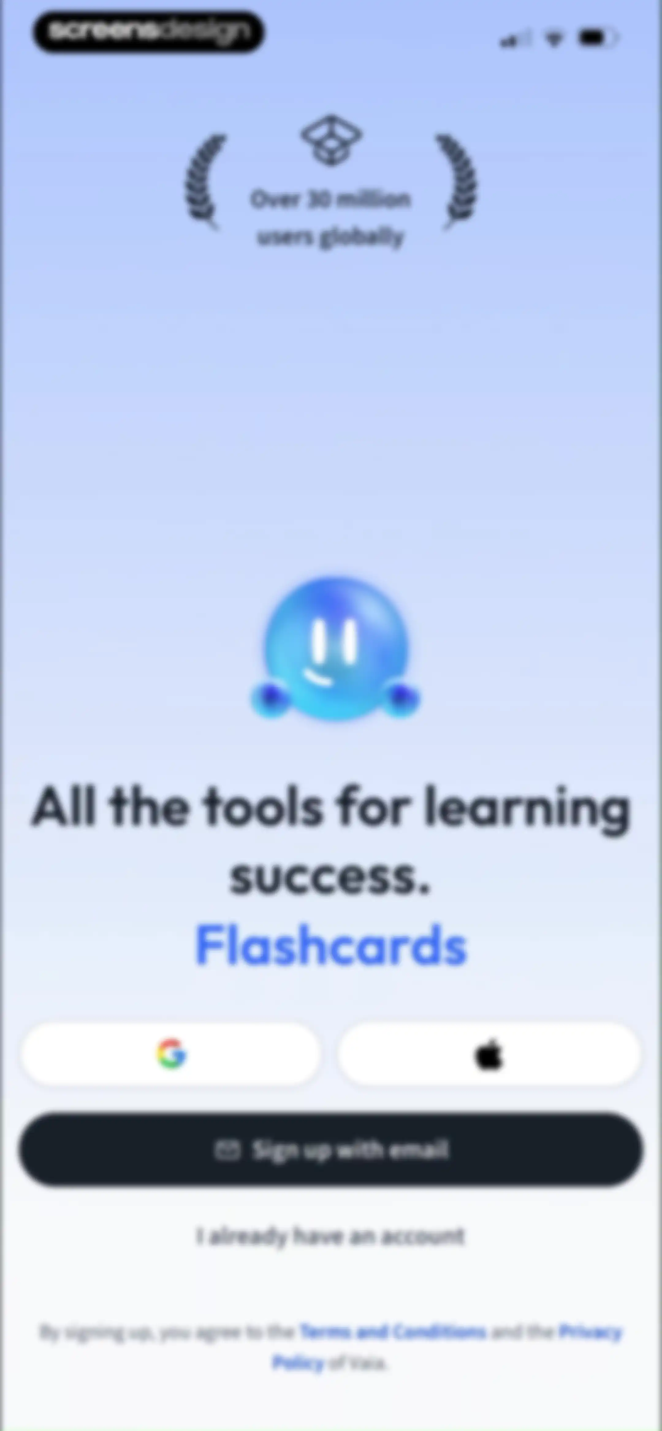 Vaia: AI Flashcards. Study App screen 2