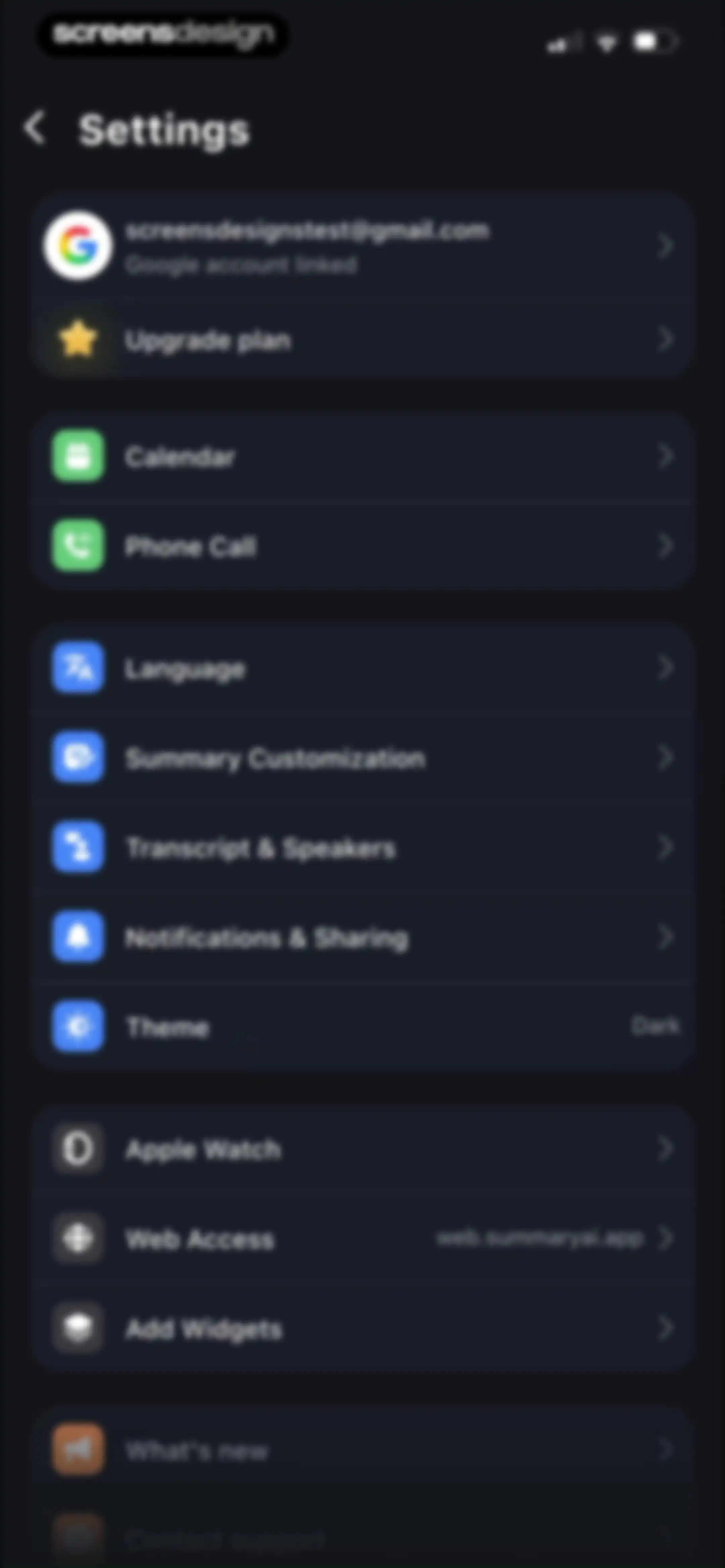 Summary - AI Note Taker screen 116