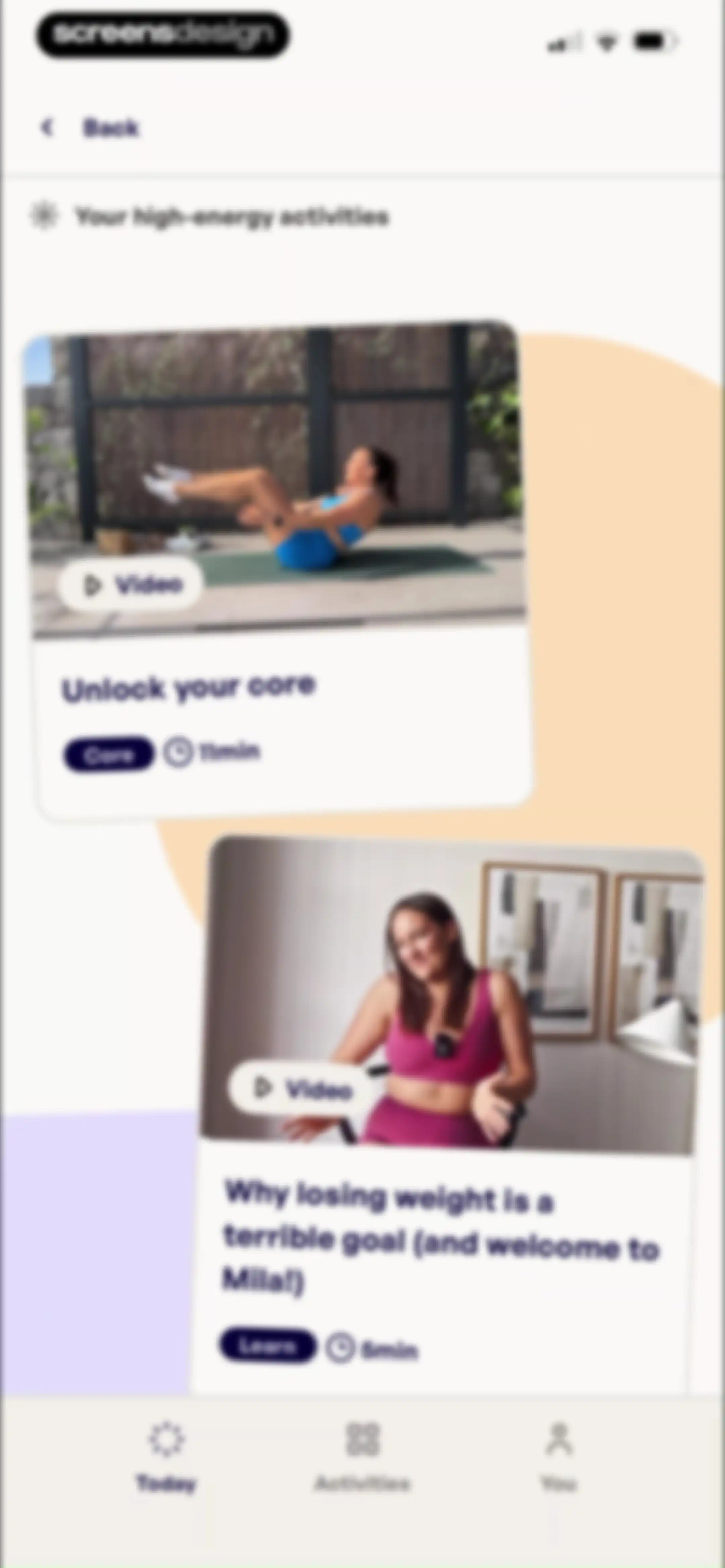 Mila: Home Workout & Fitness screen 29